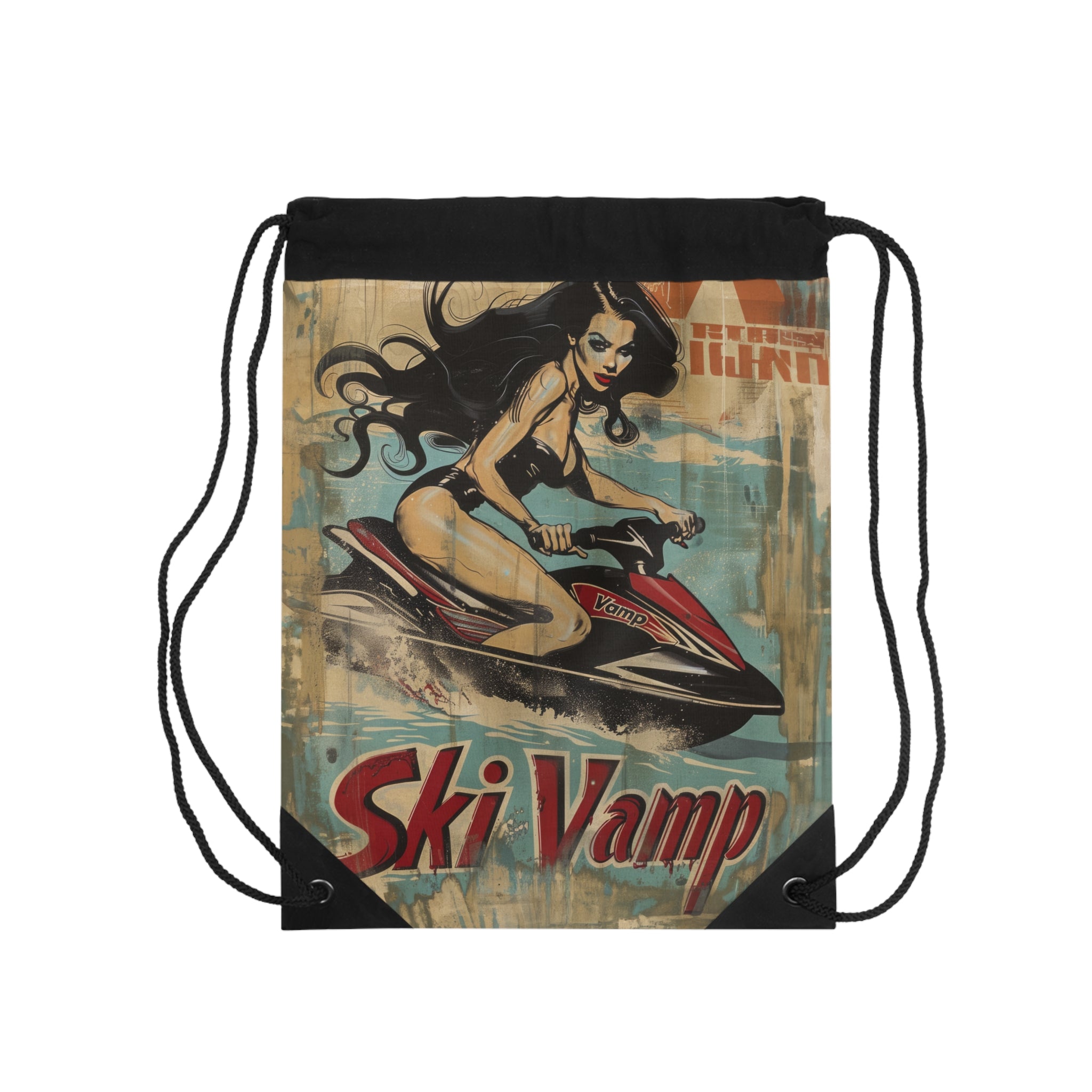 Ski Vamp Drawstring Bag