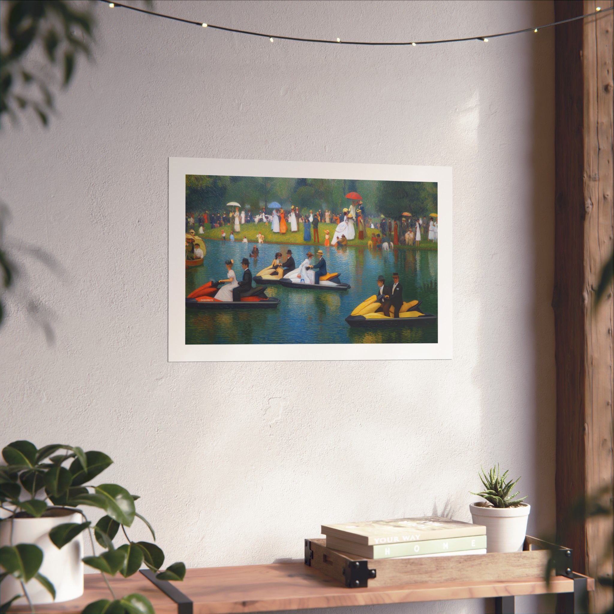 A Sunday Afternoon on the Island of La Grand - Seurat - Watersports - Gallery Print Poster - DC0258