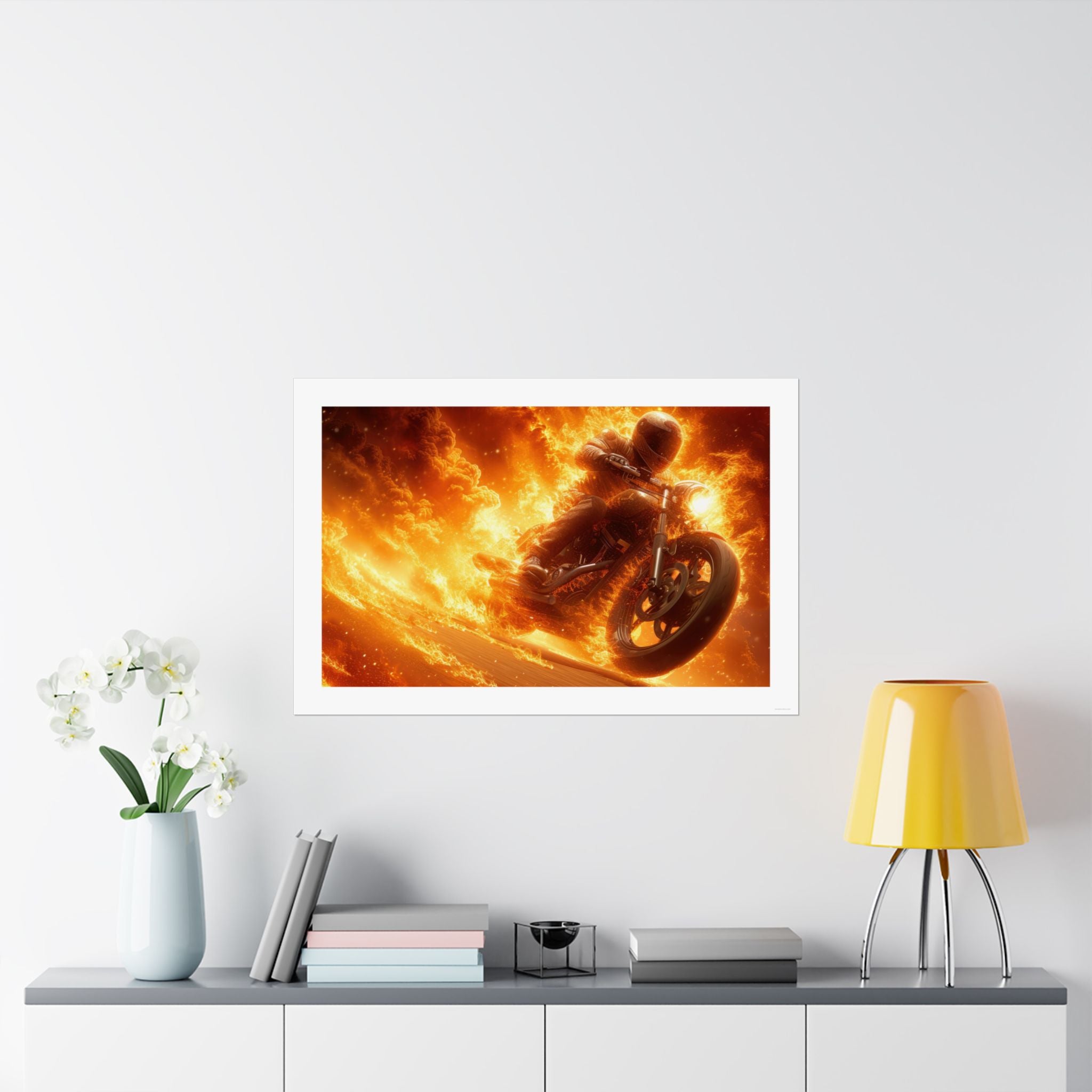 The Blessed Hell Ride - Motorcycle - Gallery Print Poster - DC0126