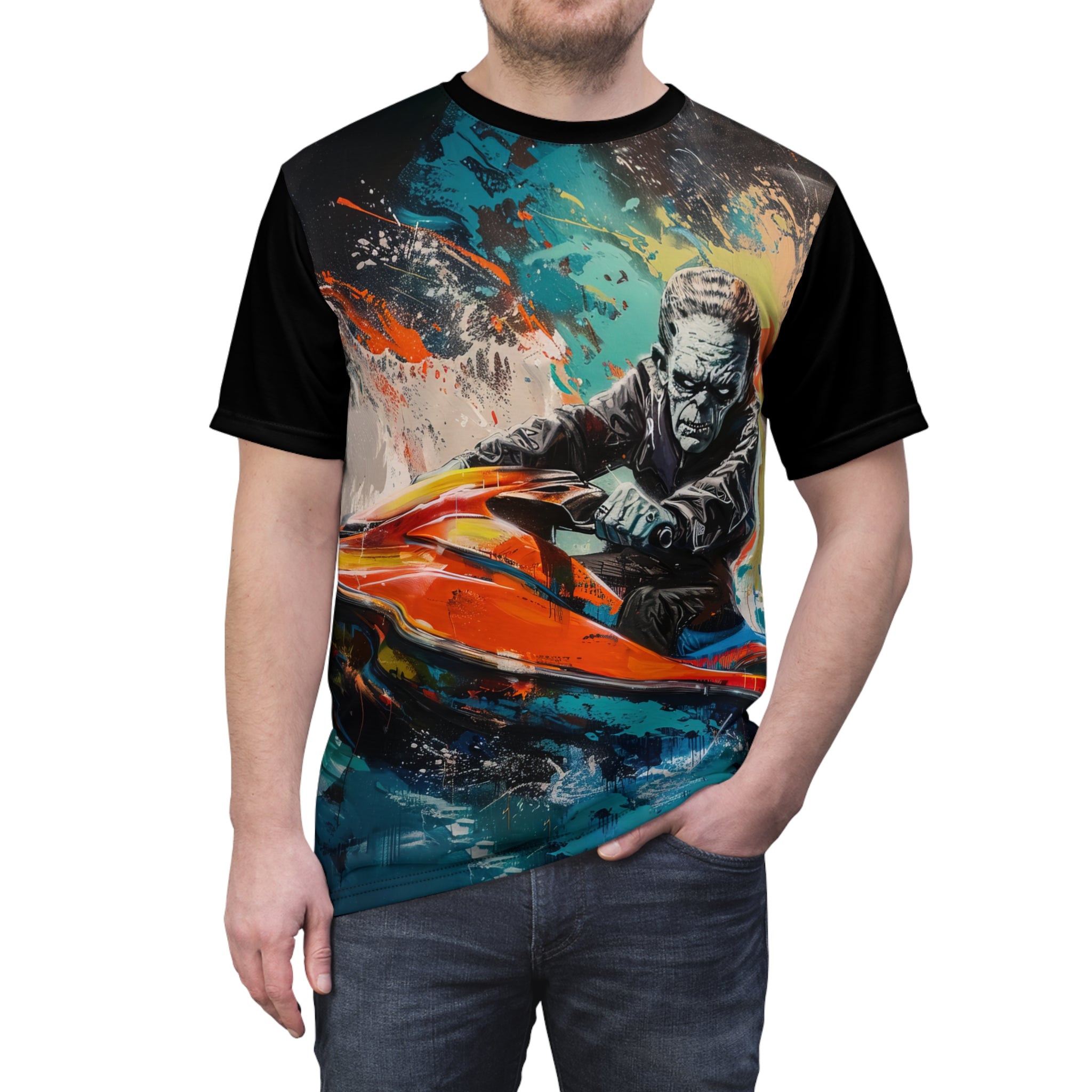 Frankenstein Riderz Unisex Graphic Tee