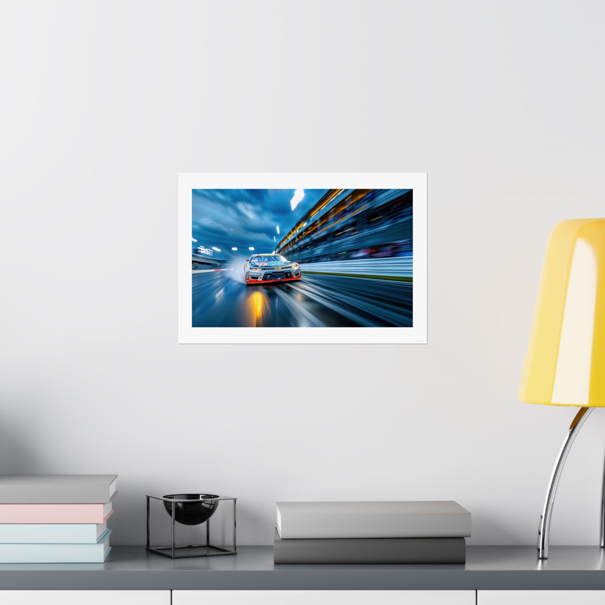 Daytona 500 at Dusk - Auto - Gallery Print Poster - DC0131