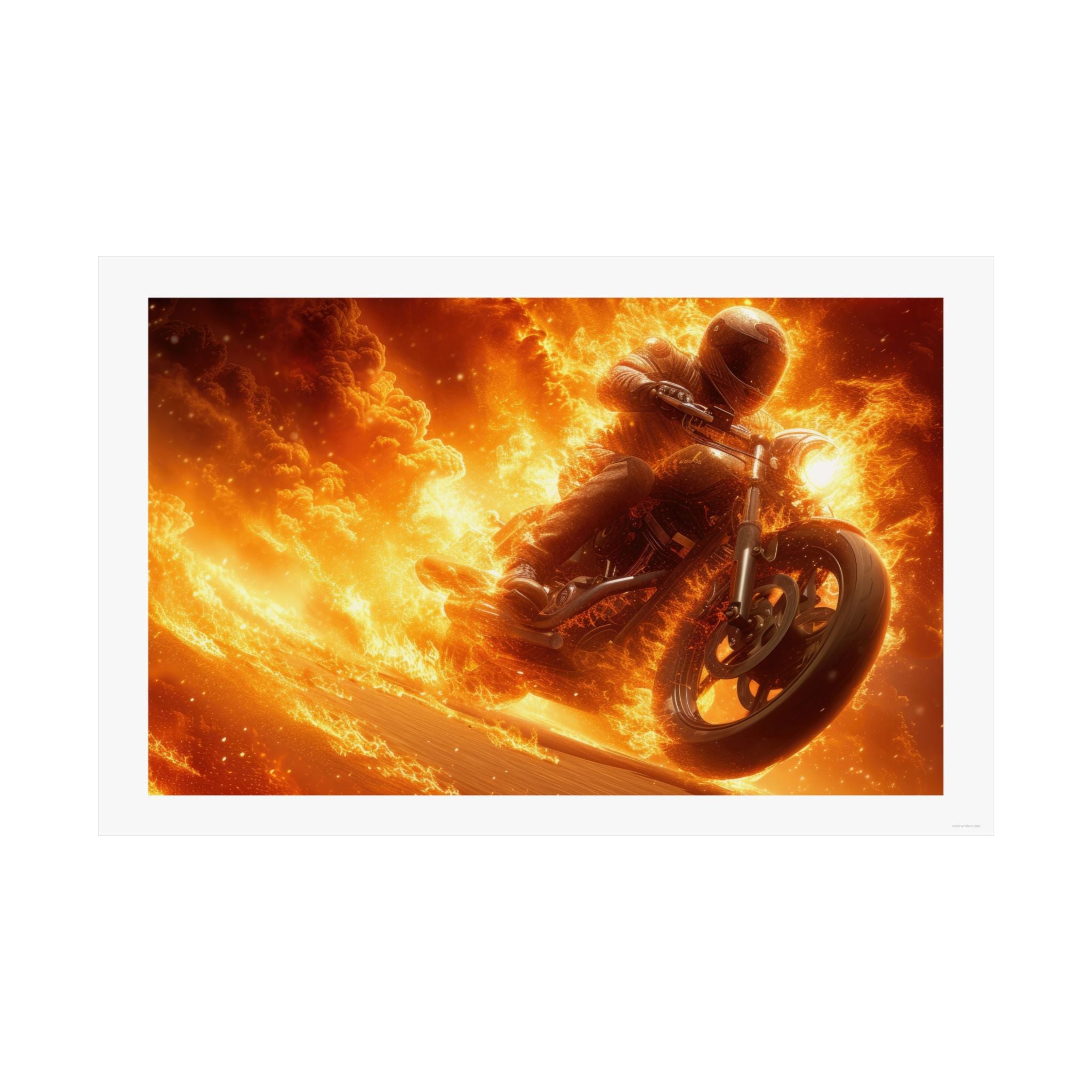 The Blessed Hell Ride - Motorcycle - Gallery Print Poster - DC0126