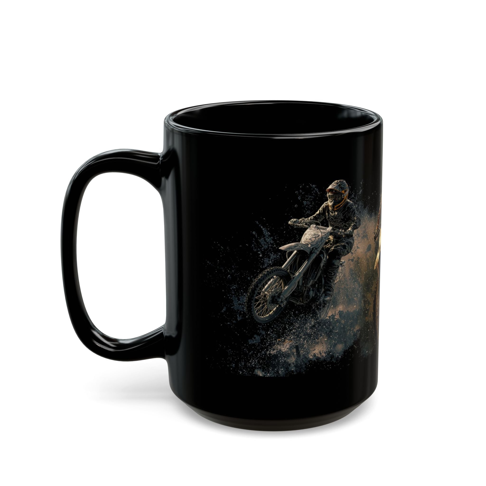 Motocross Mayhem Black Mug (11oz, 15oz) - Motorcycle - DC0298