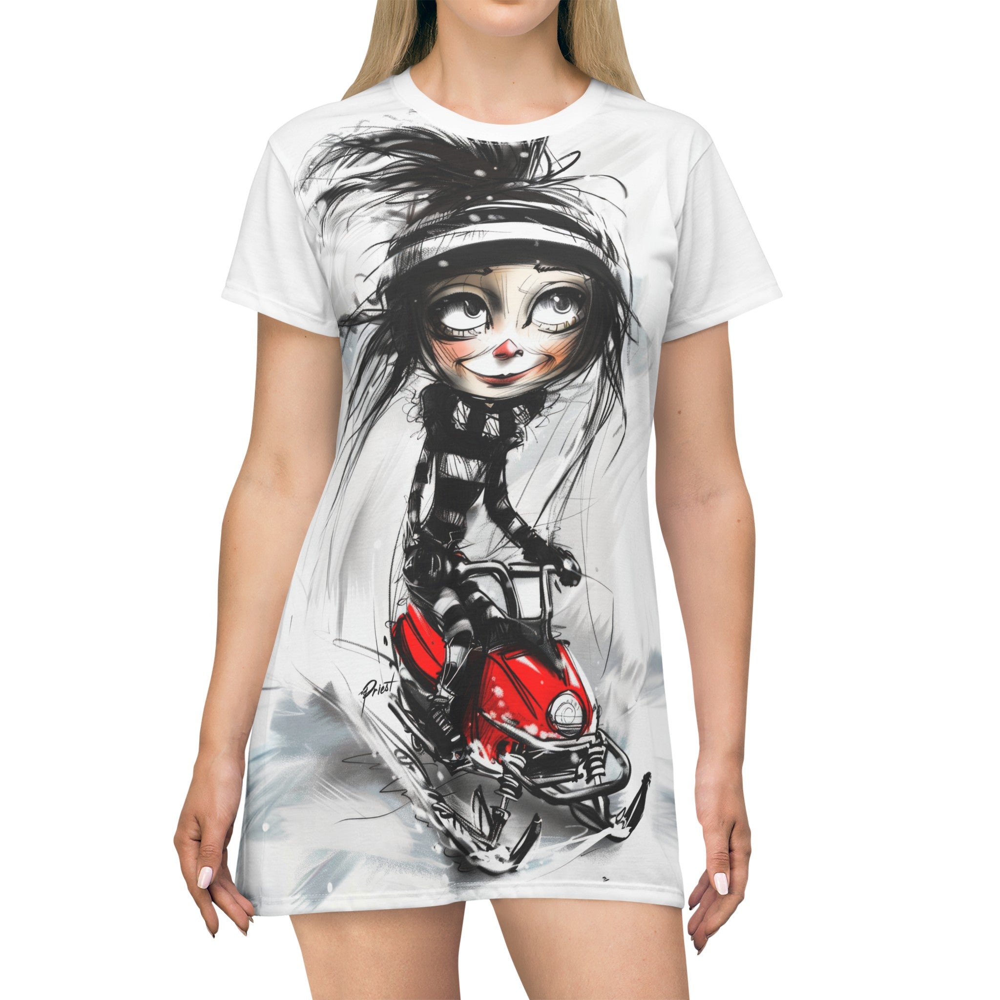 Alice Snowmobile- Teen Riderz- T-Shirt Dress