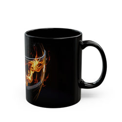 Hot Headed Black Mug (11oz, 15oz) - Motorcycle - DC0233