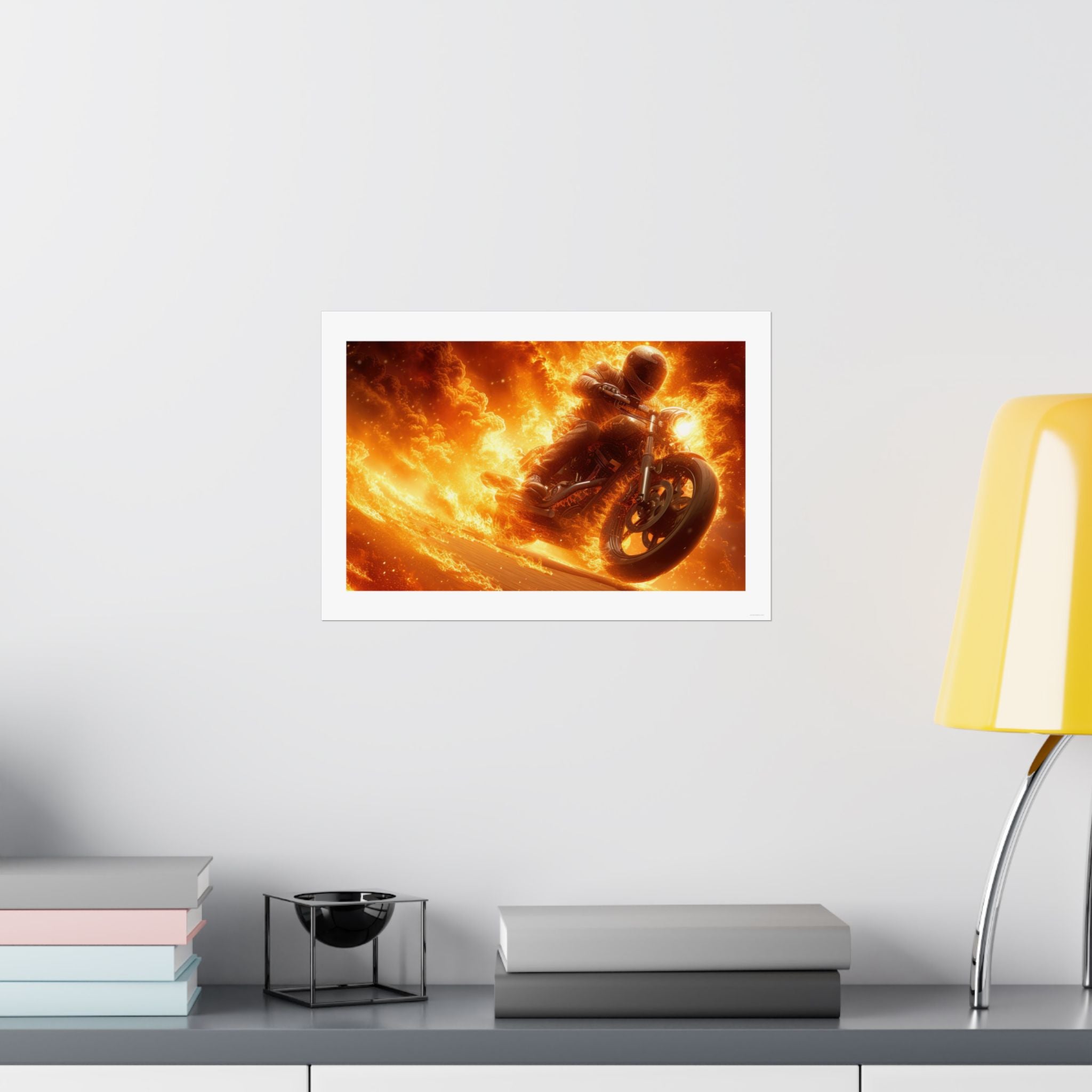 The Blessed Hell Ride - Motorcycle - Gallery Print Poster - DC0126