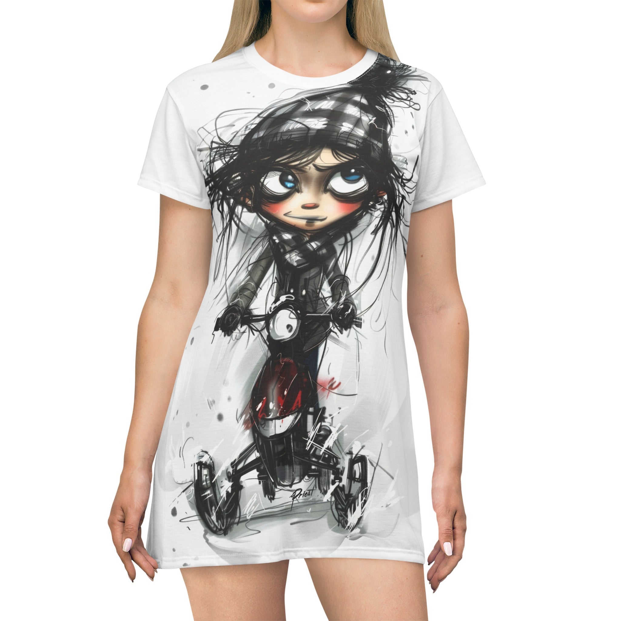 Tina Snowmobile- Teen Riderz- T-Shirt Dress