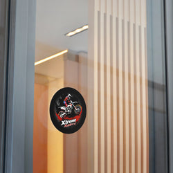 Motocross- Xtreme Riderz- Round Vinyl Stickers