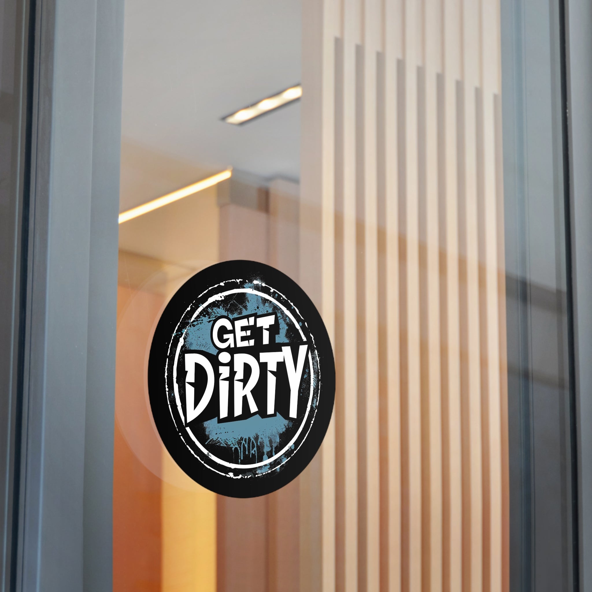 Get Dirty- Xtreme Riderz- Round Vinyl Stickers