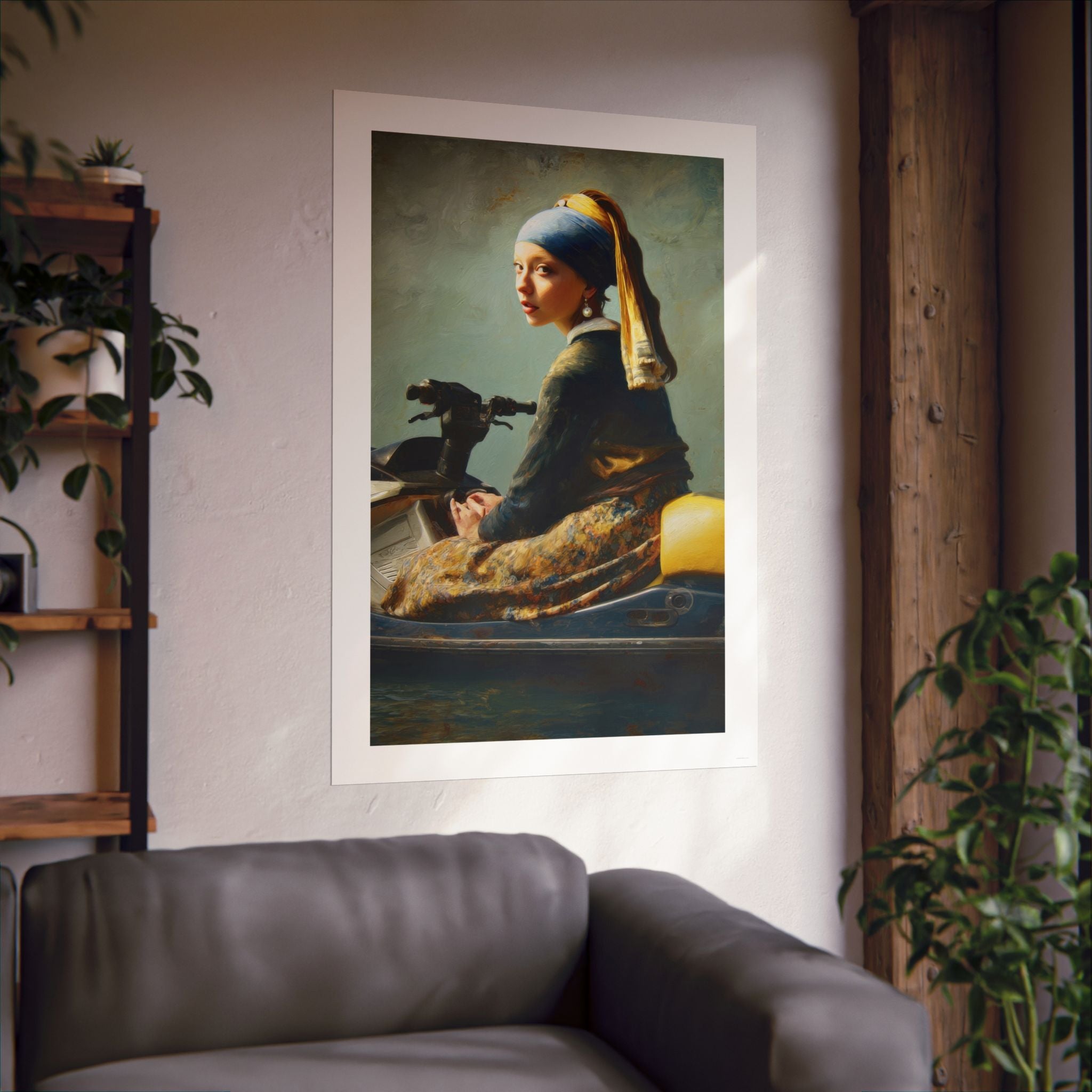 Girl With a Pearl Earring - Johanne Vemeer - Watersports - Gallery Print Poster - DC0260