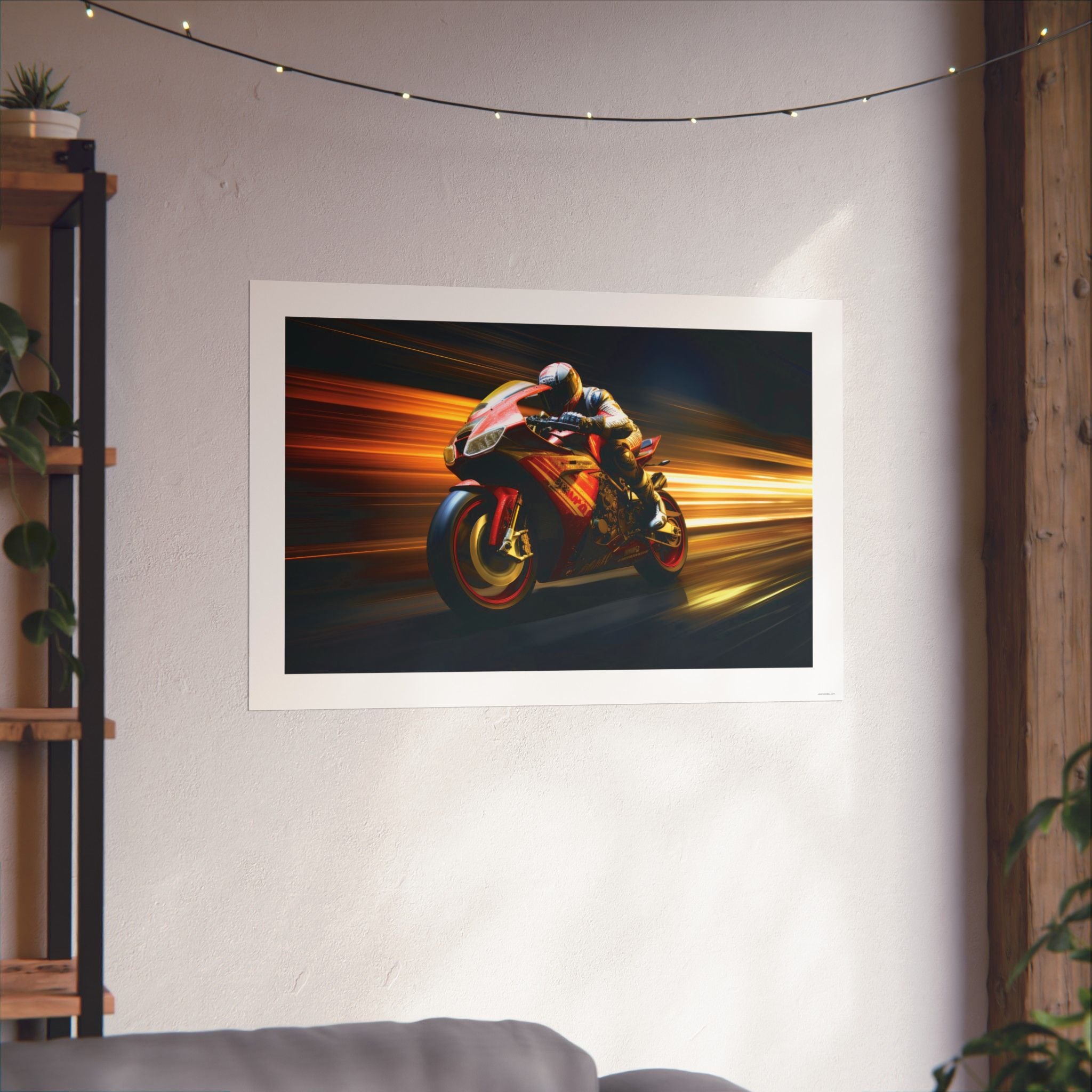 Accelerate - Motorcycle - Gallery Print Poster - DC0123