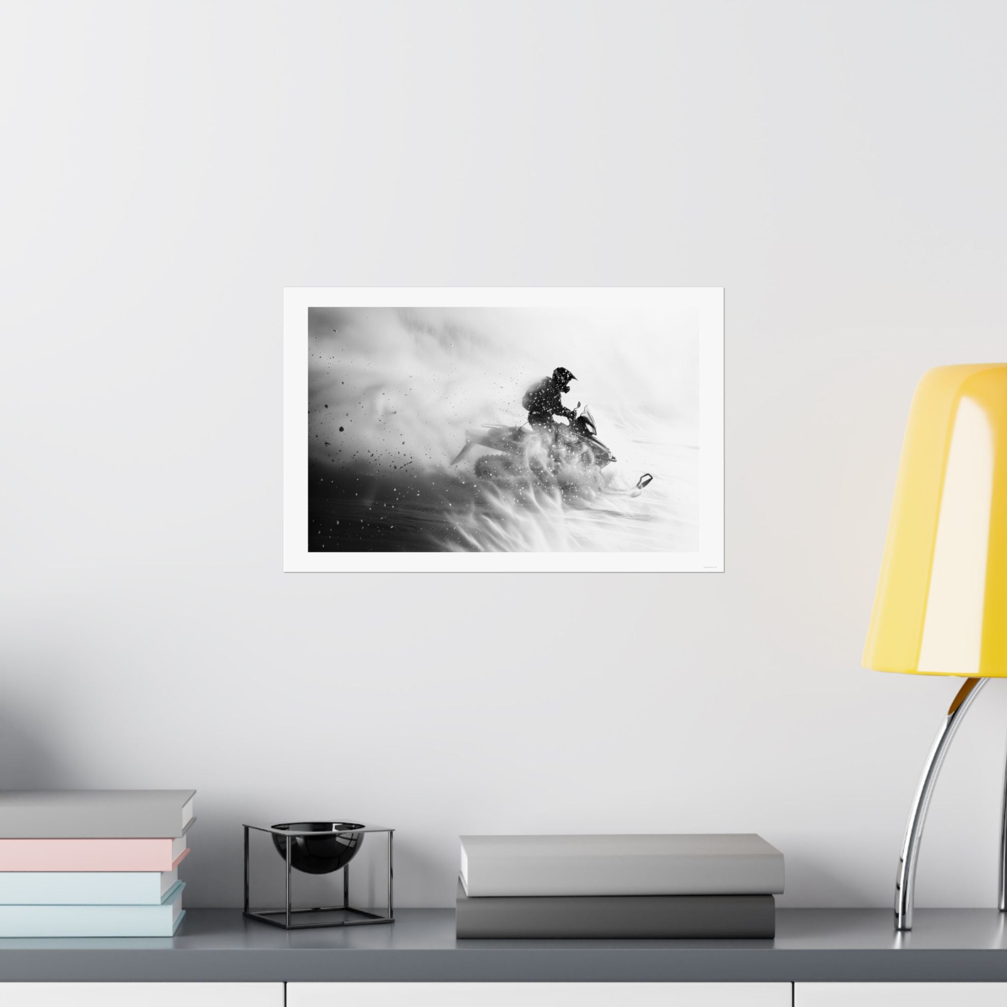 Wind Chill - Snowmobile - Gallery Print Poster - DC0165