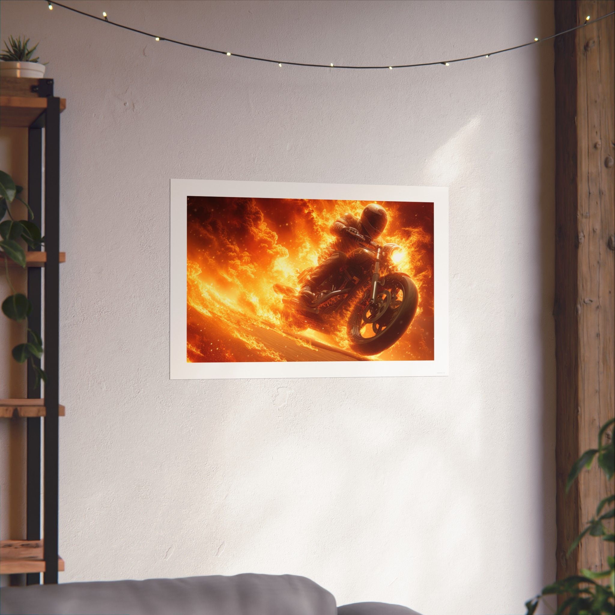 The Blessed Hell Ride - Motorcycle - Gallery Print Poster - DC0126