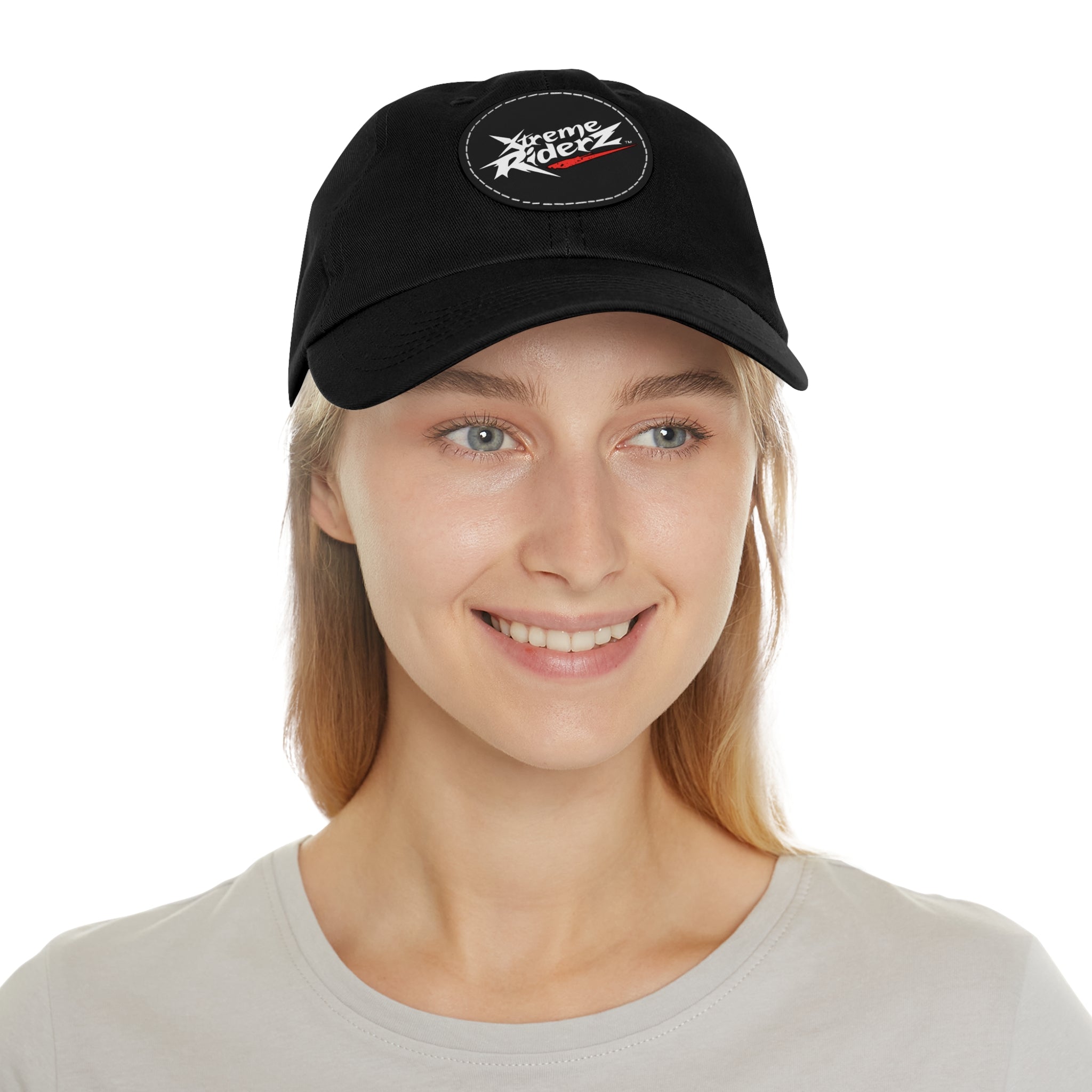 Xtreme Riderz Dad Hat with Leather Patch (Round)