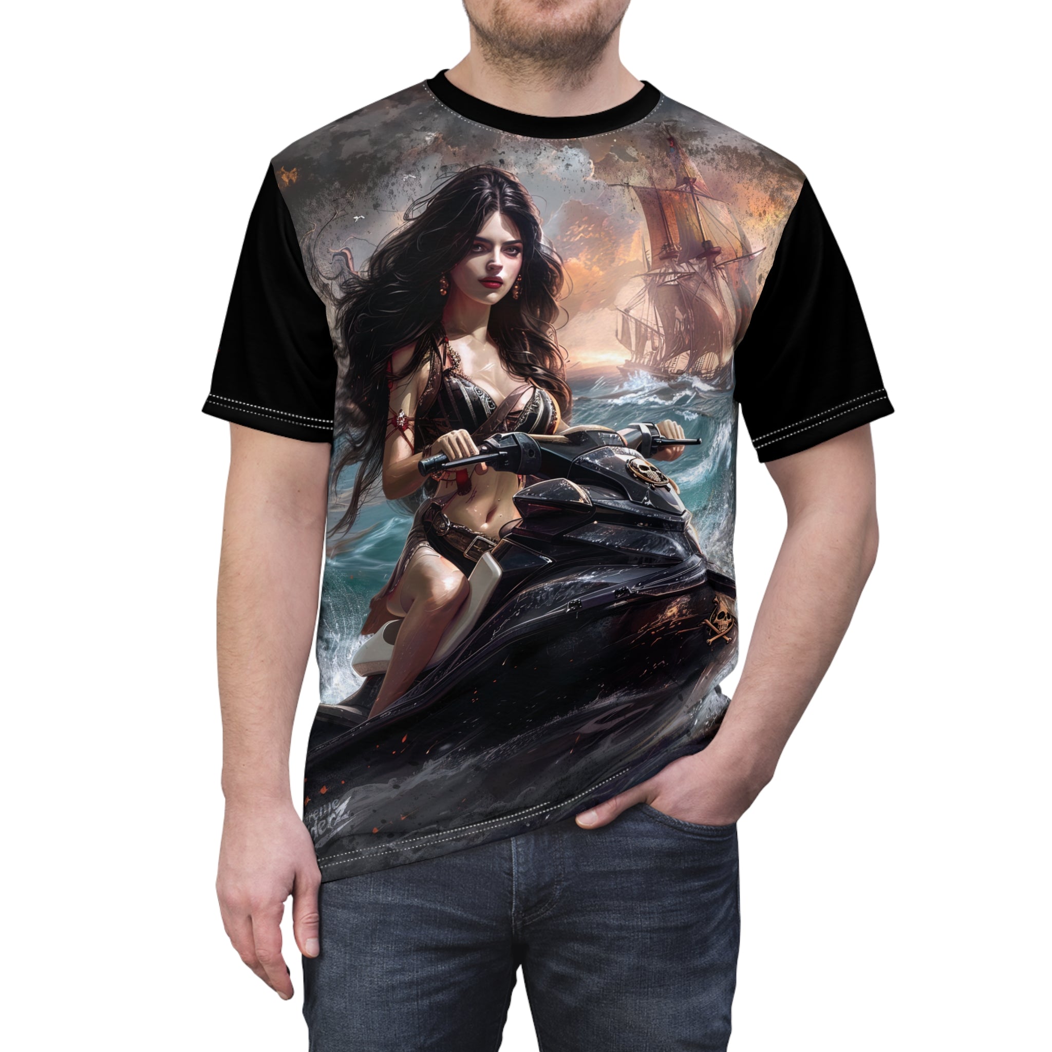 Pirate Riderz - Watersports - Unisex Tee Shirt - TG0129