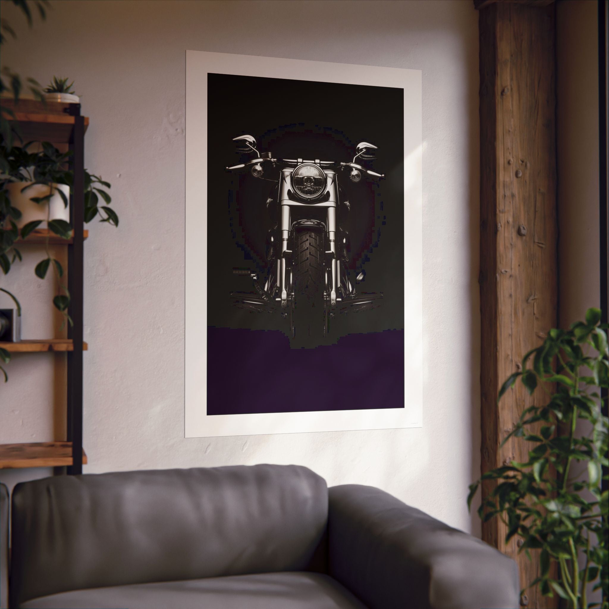 Dreaming in Chrome - Motorcycle - Gallery Print Poster - DC0121