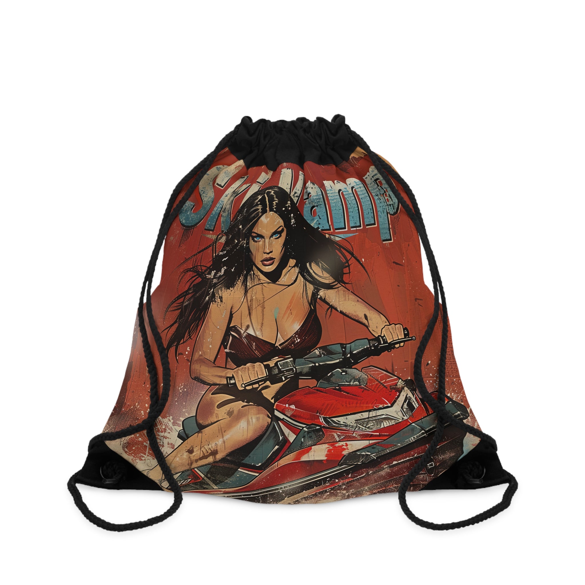 Ski Vamp Drawstring Bag