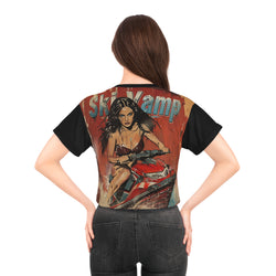 Ski Vamp Women's Crop Tee