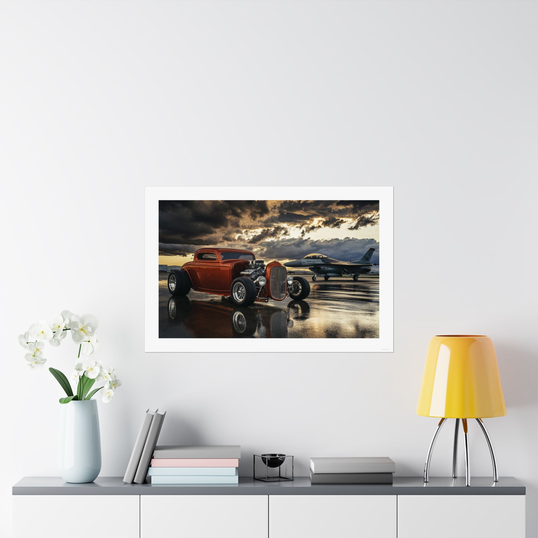 Wings & Wheels - Auto/Aviation - Gallery Print Poster - DC0184