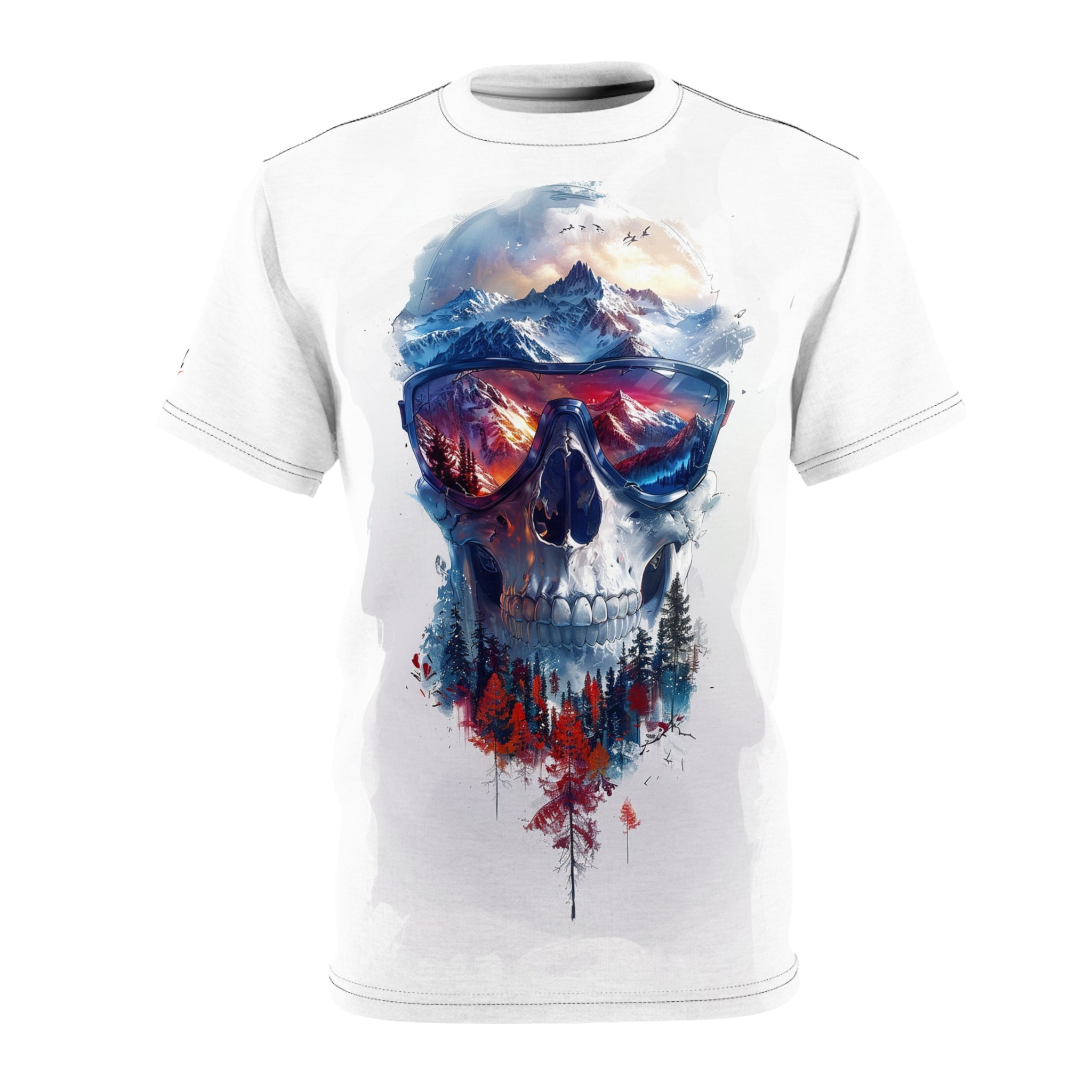 Skeleton Riderz - Snowmobile - Unisex Tee Shirt - TG0106