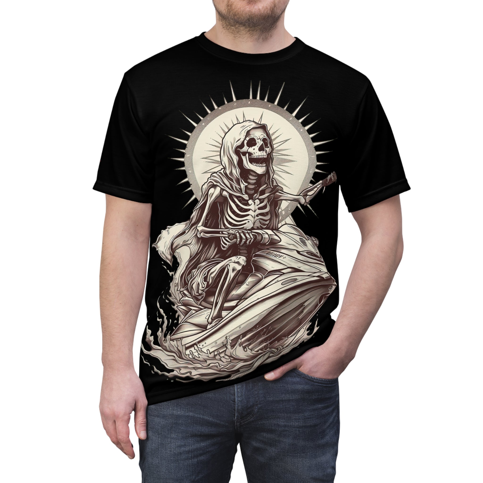Skeleton Riderz - Watersports - Unisex Tee Shirt - TG0127
