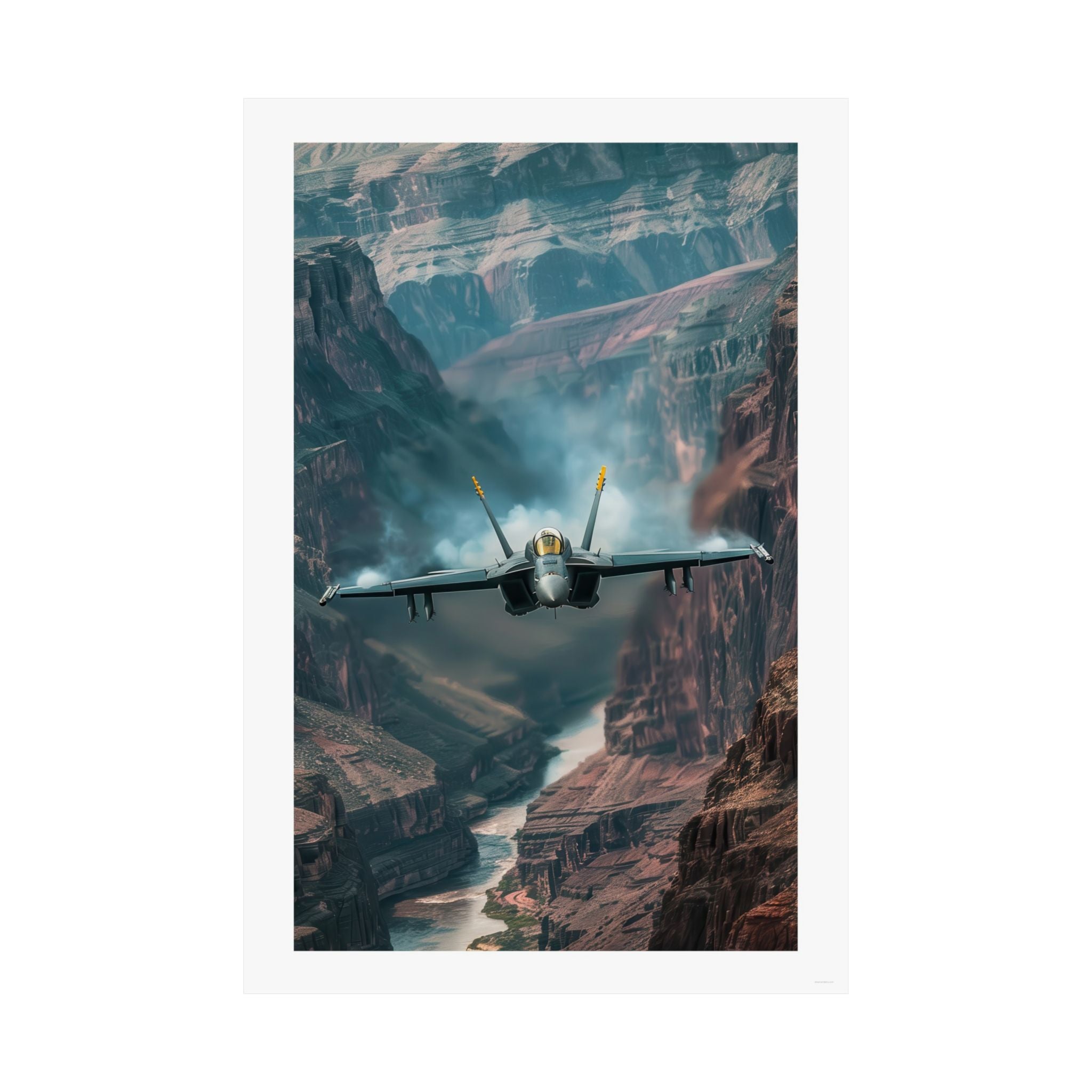 Grand Canyon Jet - Aviation - Gallery Print Poster - DC0148