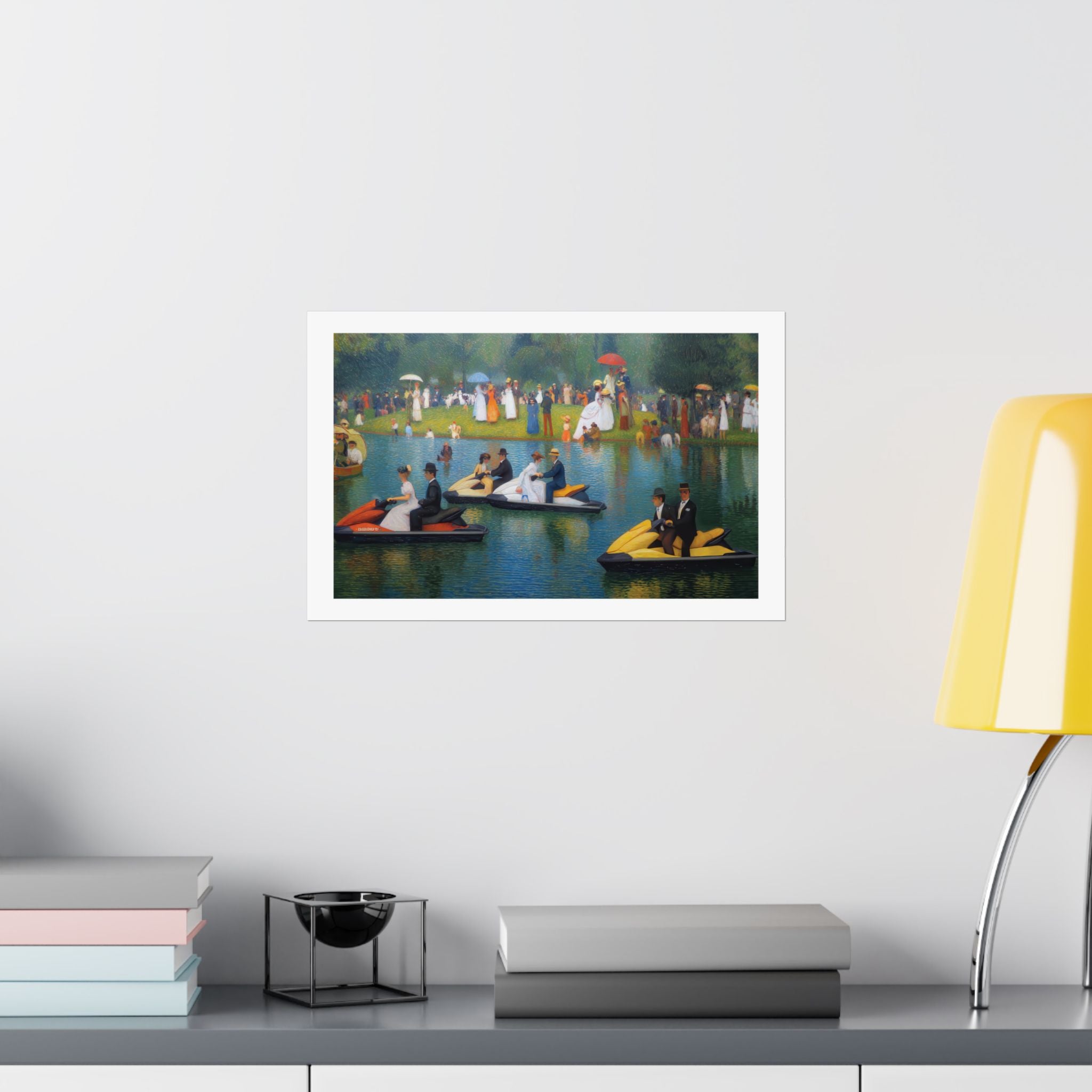 A Sunday Afternoon on the Island of La Grand - Seurat - Watersports - Gallery Print Poster - DC0258