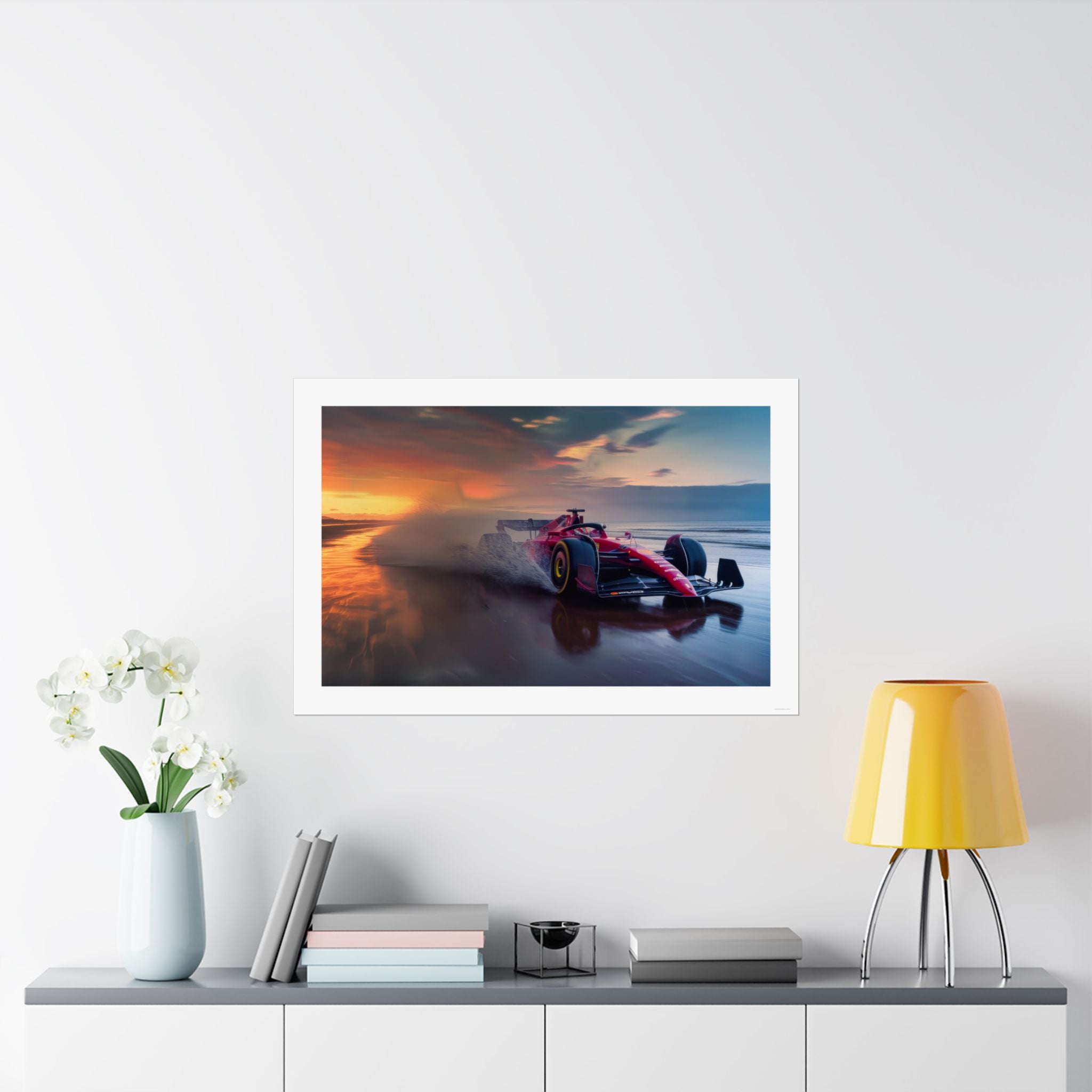 Beach Run - Auto - Gallery Print Poster - DC0136