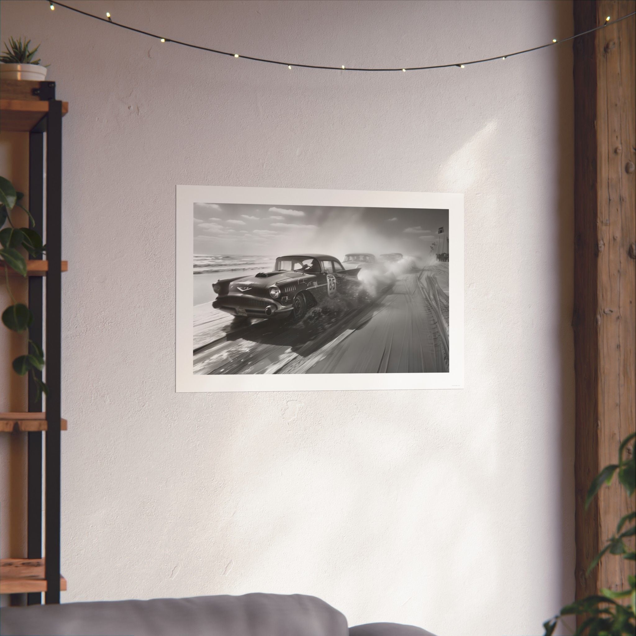 Vintage Daytona 500 - Auto - Gallery Print Poster - DC0130