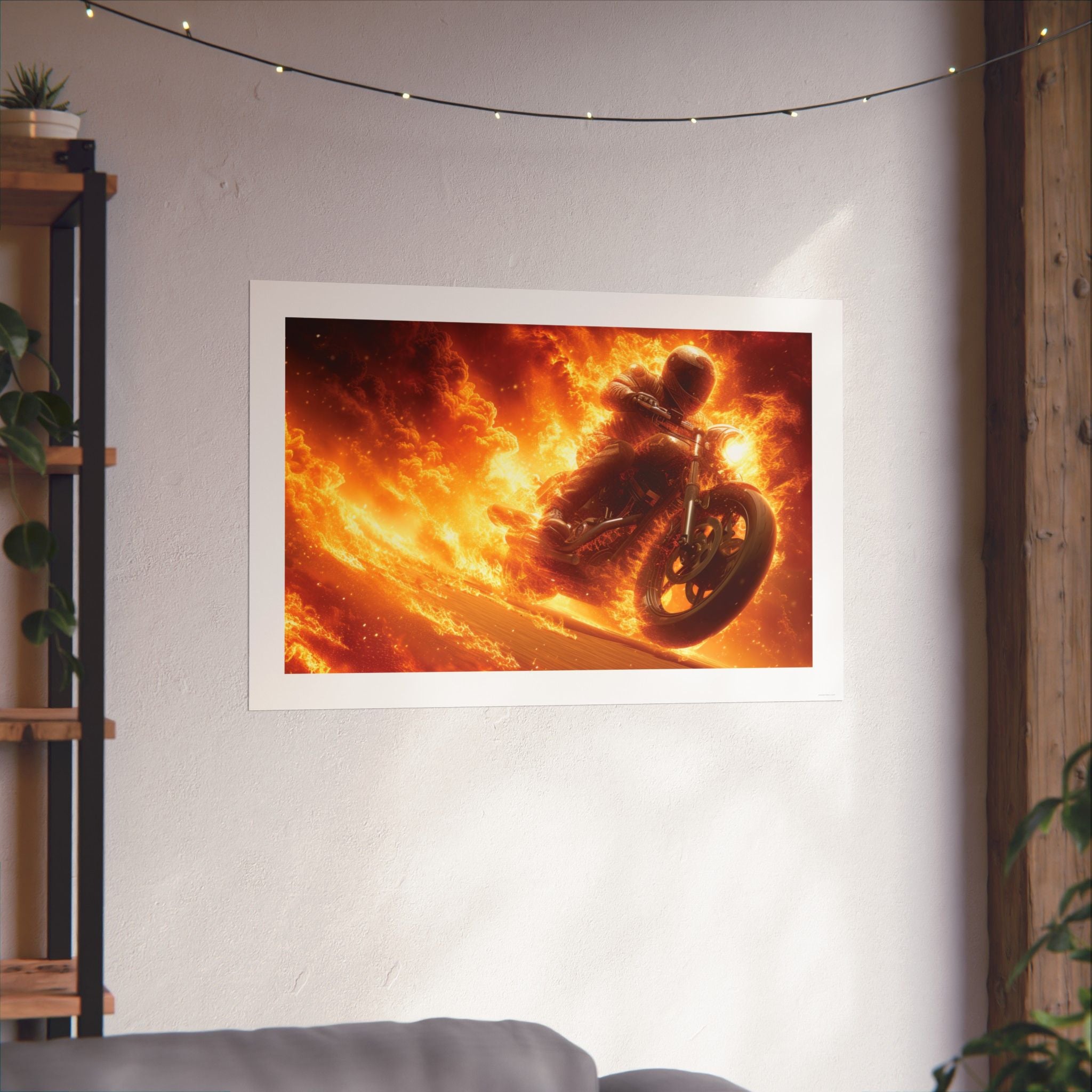 The Blessed Hell Ride - Motorcycle - Gallery Print Poster - DC0126