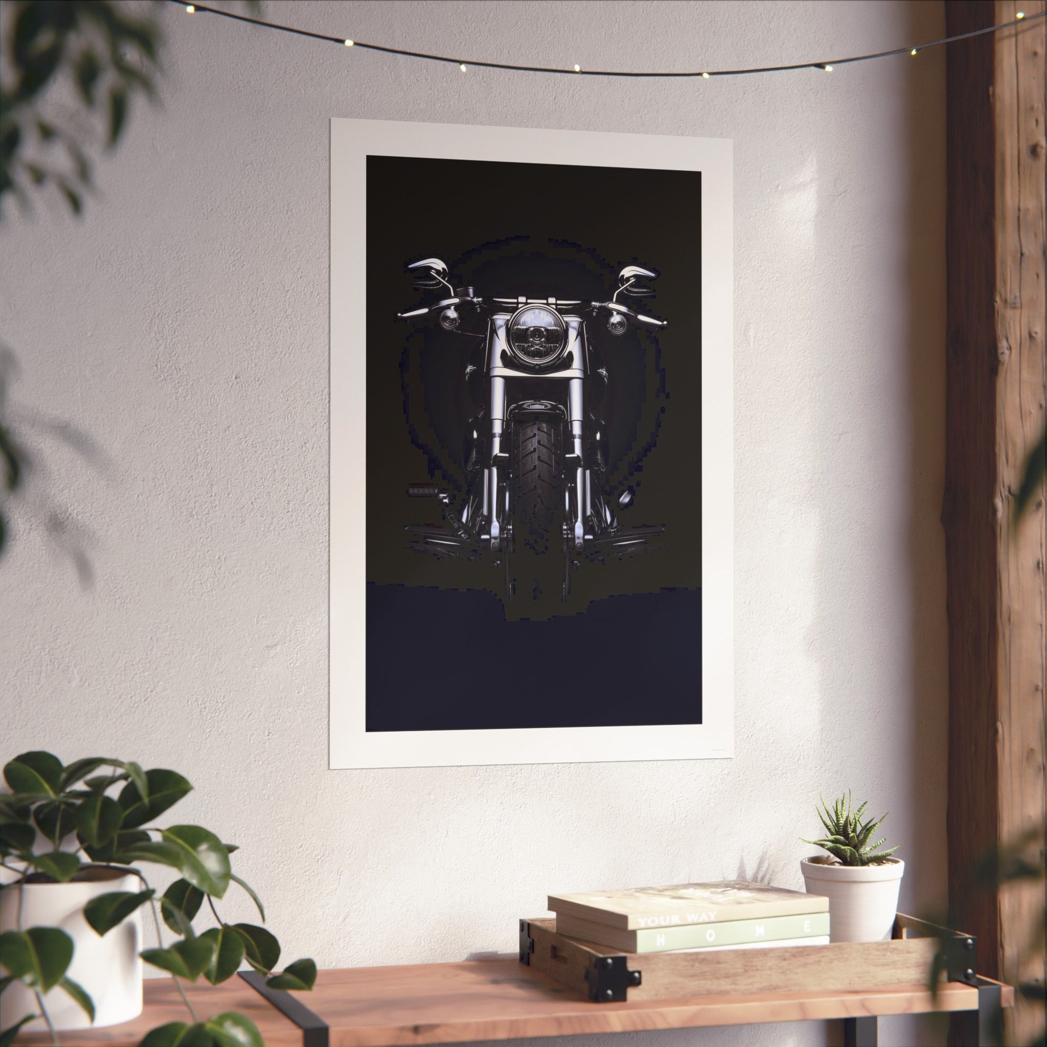 Dreaming in Chrome - Motorcycle - Gallery Print Poster - DC0121
