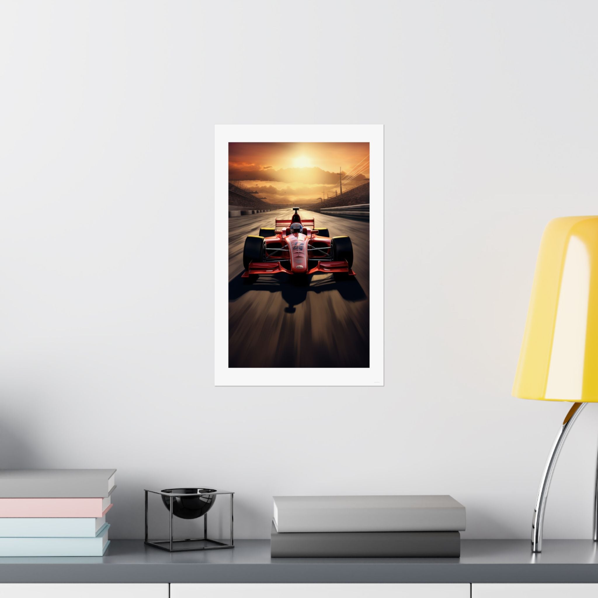 Full Front Formula Car - Auto - Gallery Print Poster - DC0140