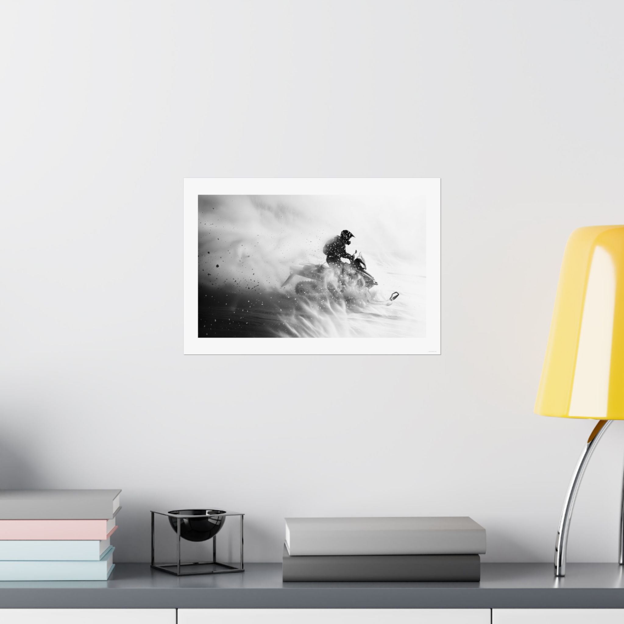 Wind Chill - Snowmobile - Gallery Print Poster - DC0165