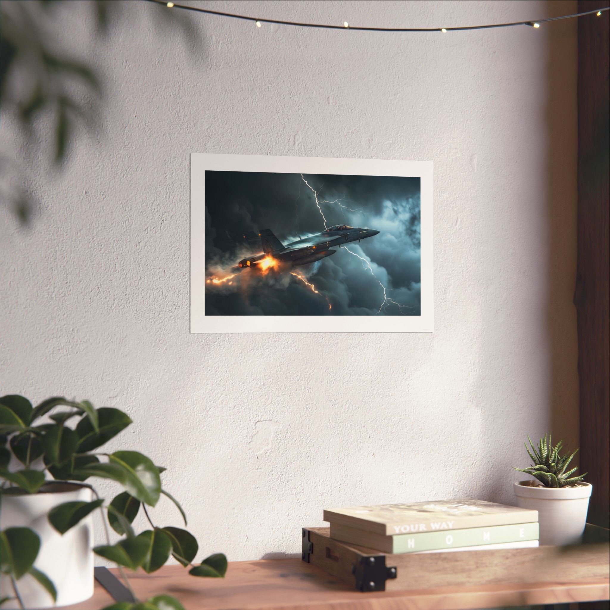 Lightning Strike - Aviation - Gallery Print Poster - DC0213