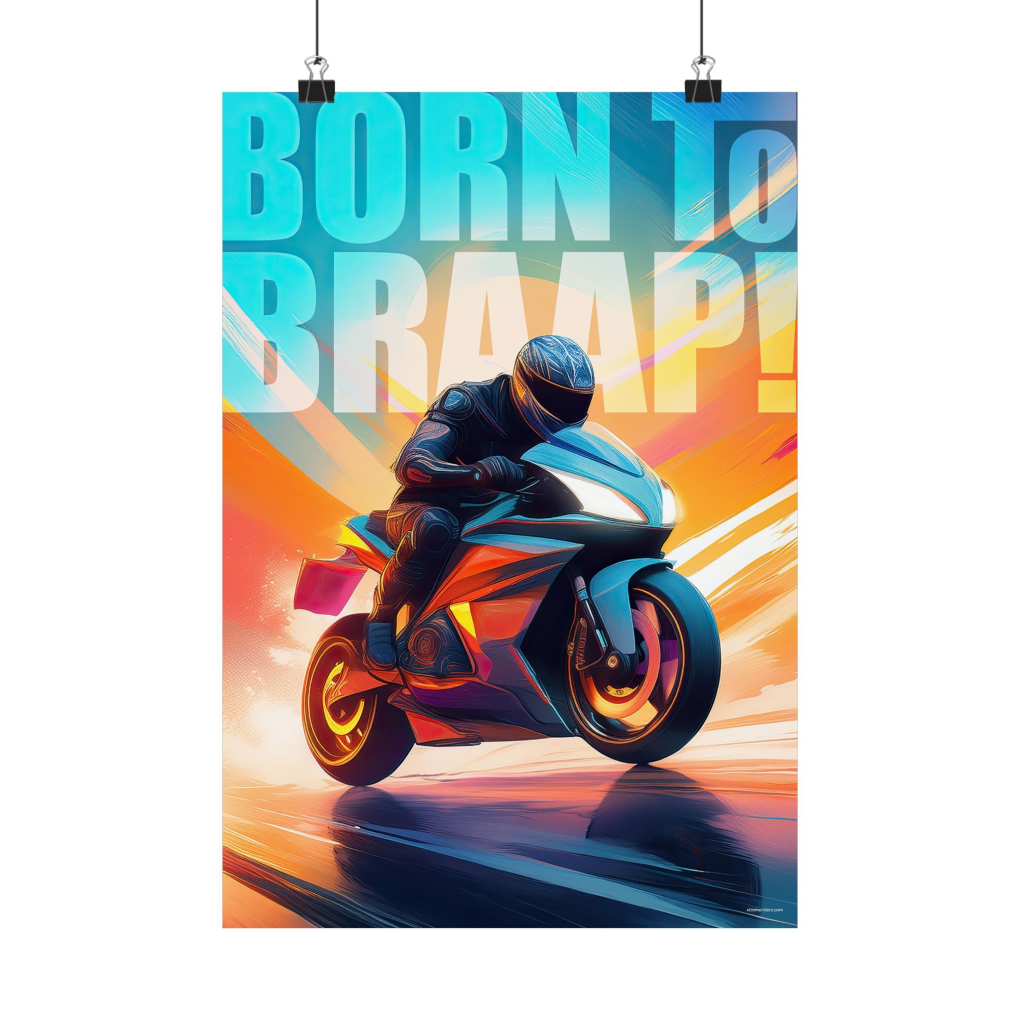 Born To Braap!- Xtreme Kidz- Matte Vertical Poster