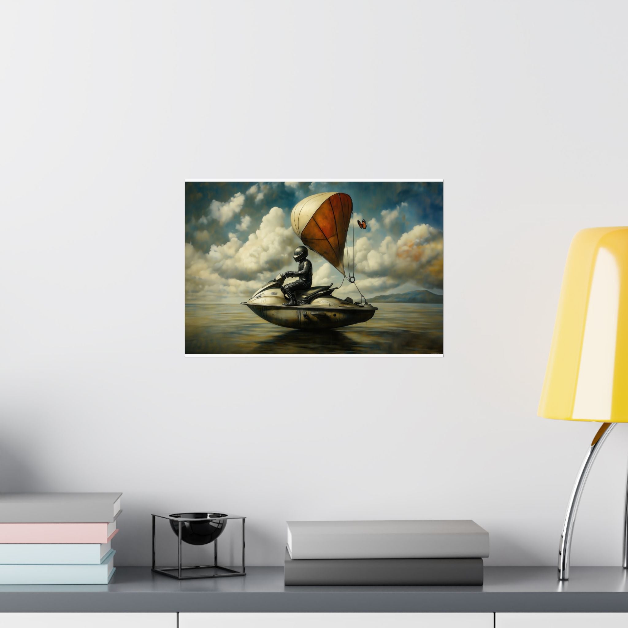 Butterfly Ships - Salvador Dali - Watersports - Poster