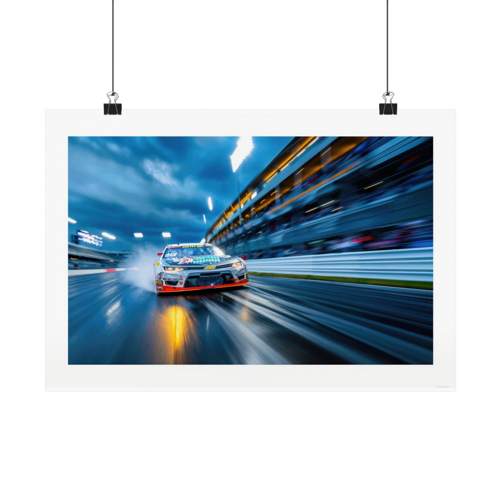 Daytona 500 at Dusk - Auto - Gallery Print Poster - DC0131