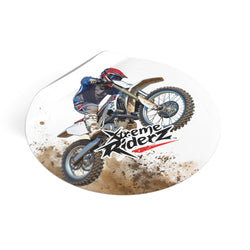 Motocross -Xtreme Riderz- Round Vinyl Sticker