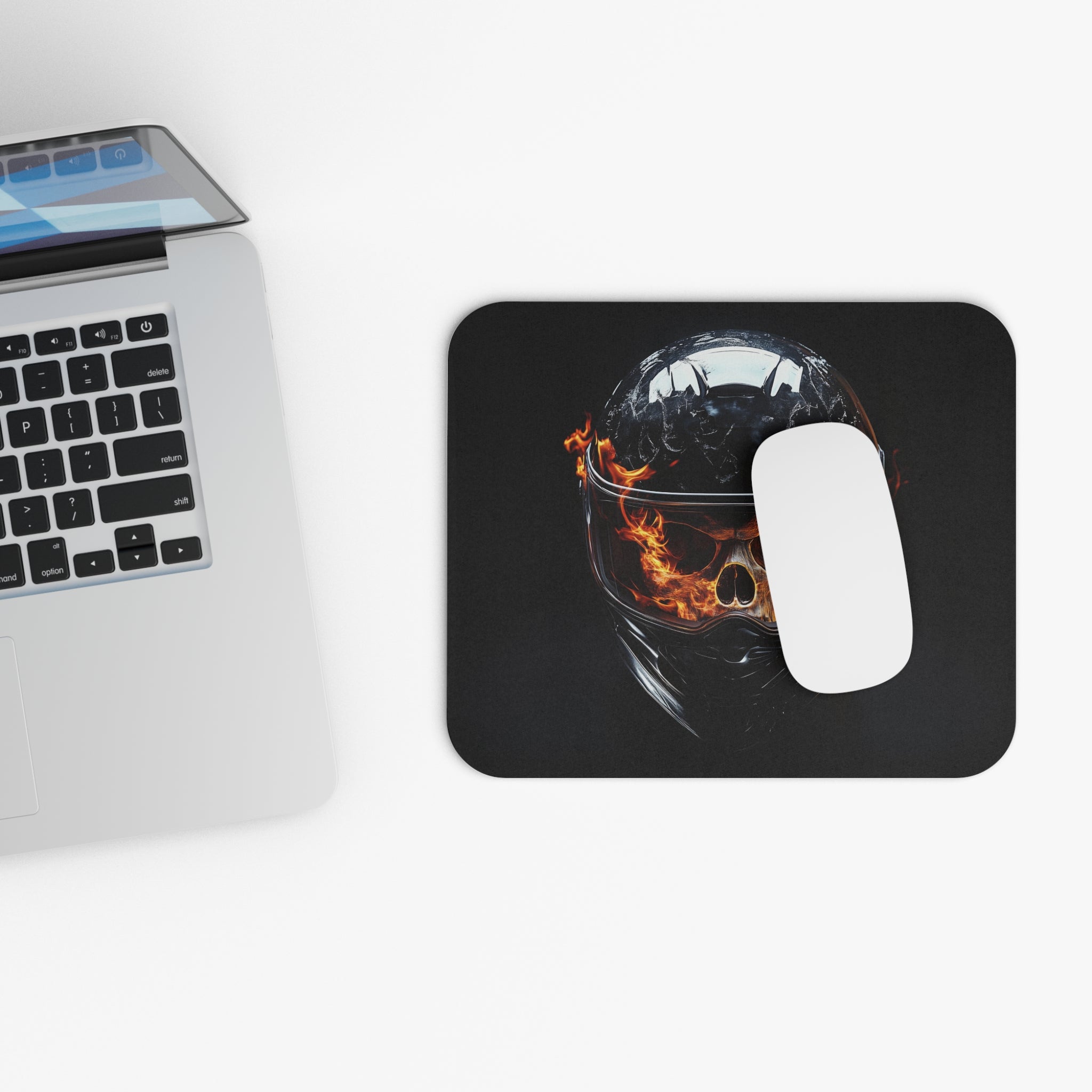 Hot Headed Mouse Pad (Rectangle) - Motorcycle - DC0234