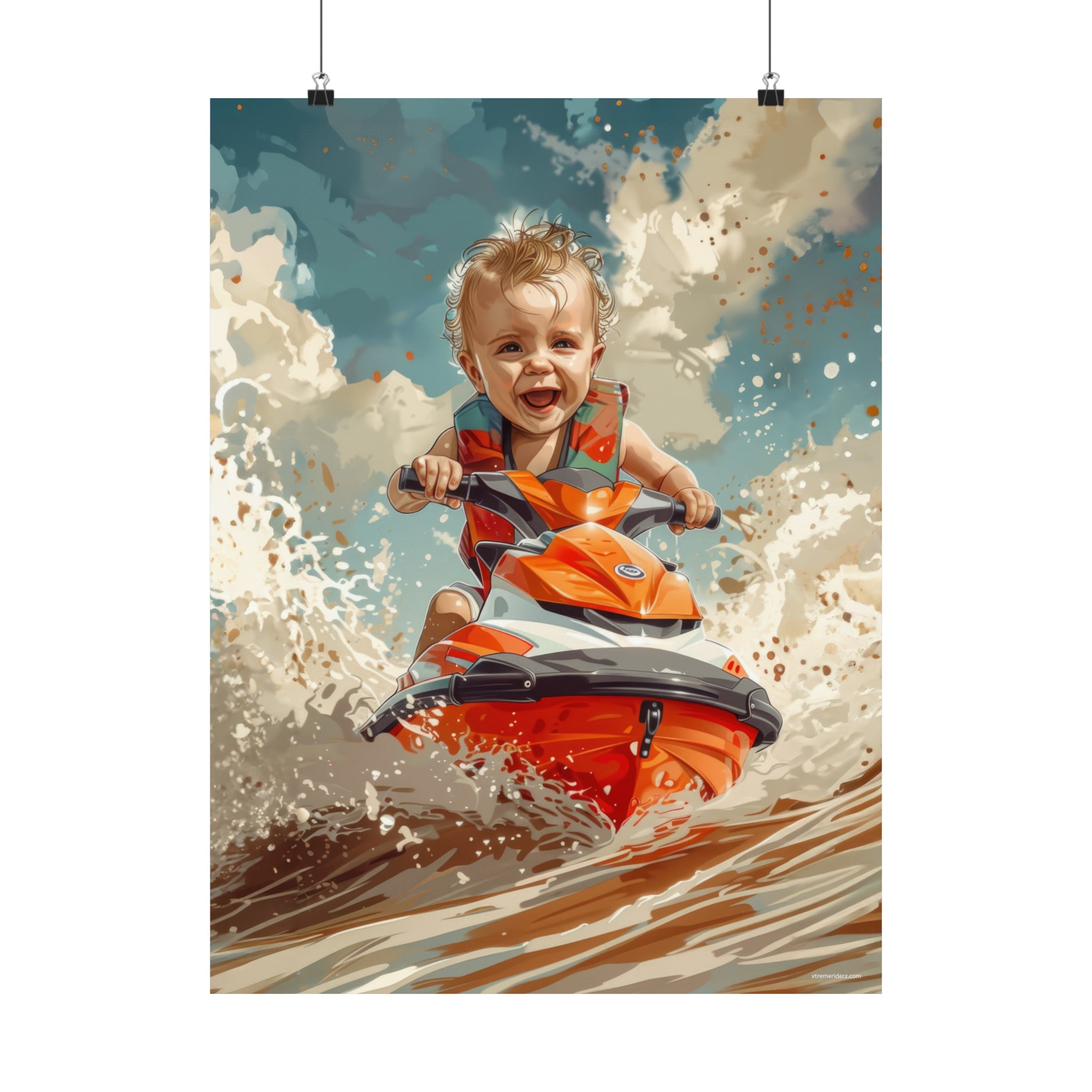 Jet Ski- Xtreme Kidz- Matte Vertical Posters