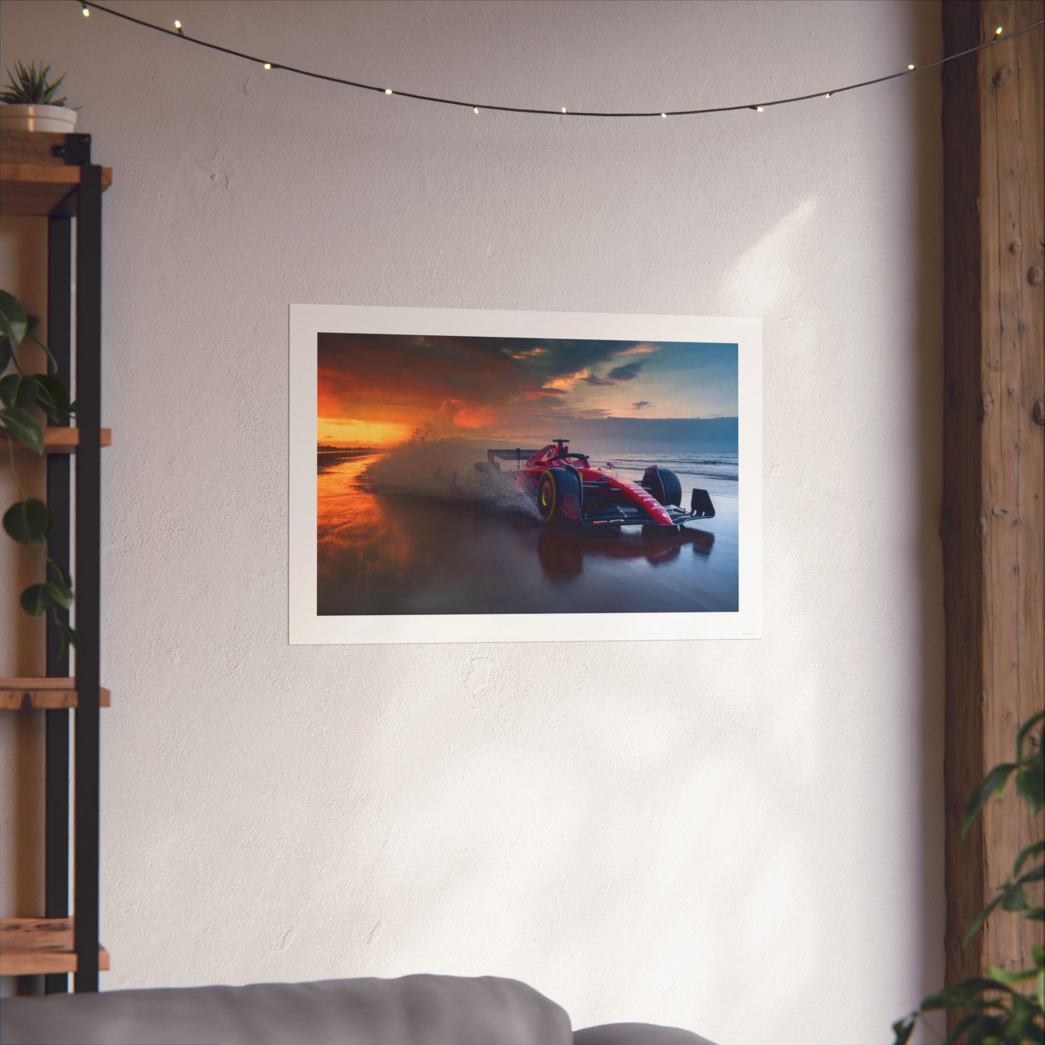 Beach Run - Auto - Gallery Print Poster - DC0136
