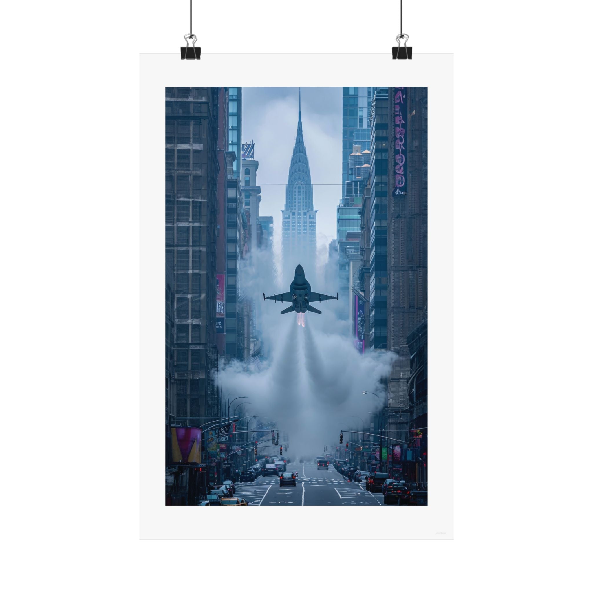 Flying New York Style - Aviation - Gallery Print Poster - DC0150