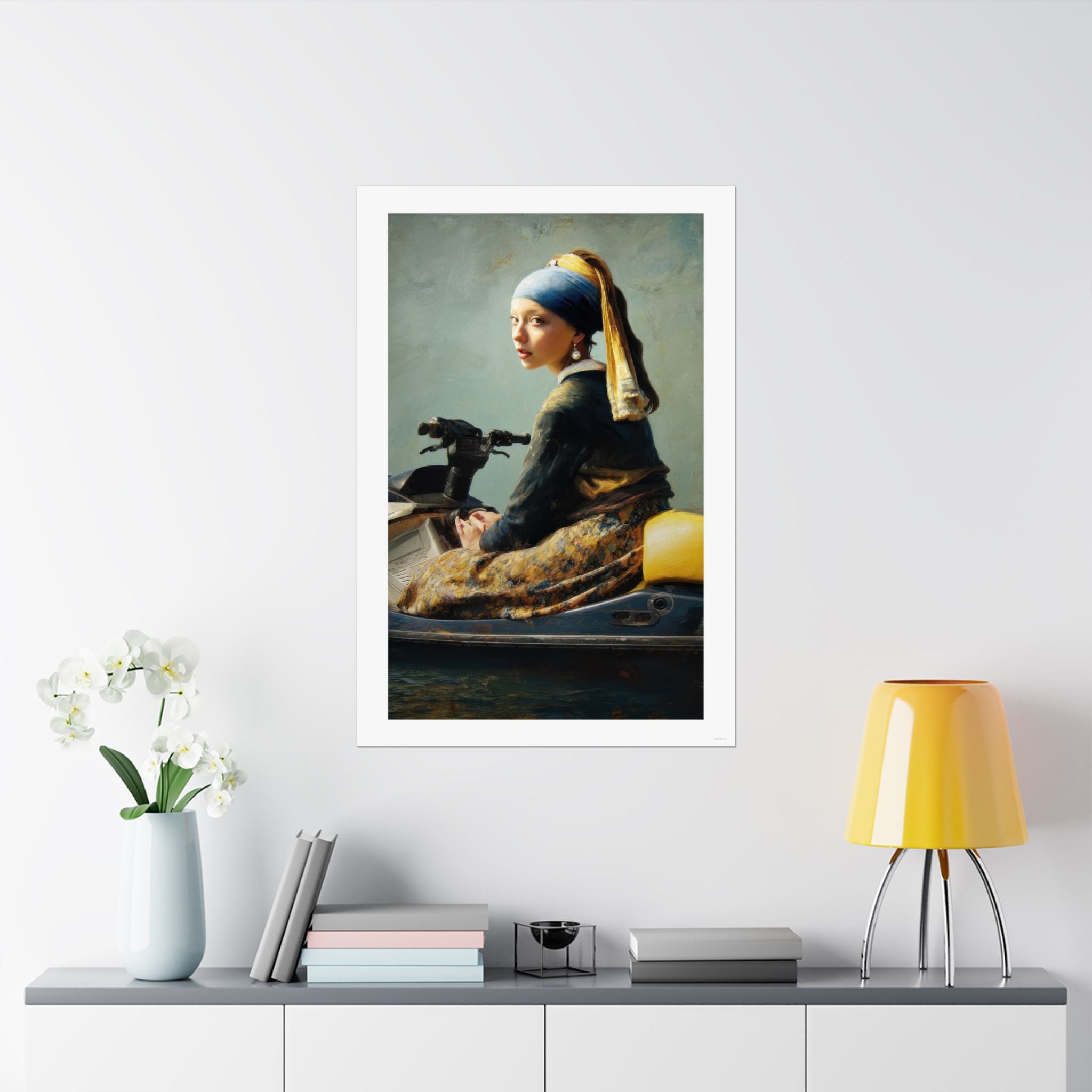 Girl With a Pearl Earring - Johanne Vemeer - Watersports - Gallery Print Poster - DC0260