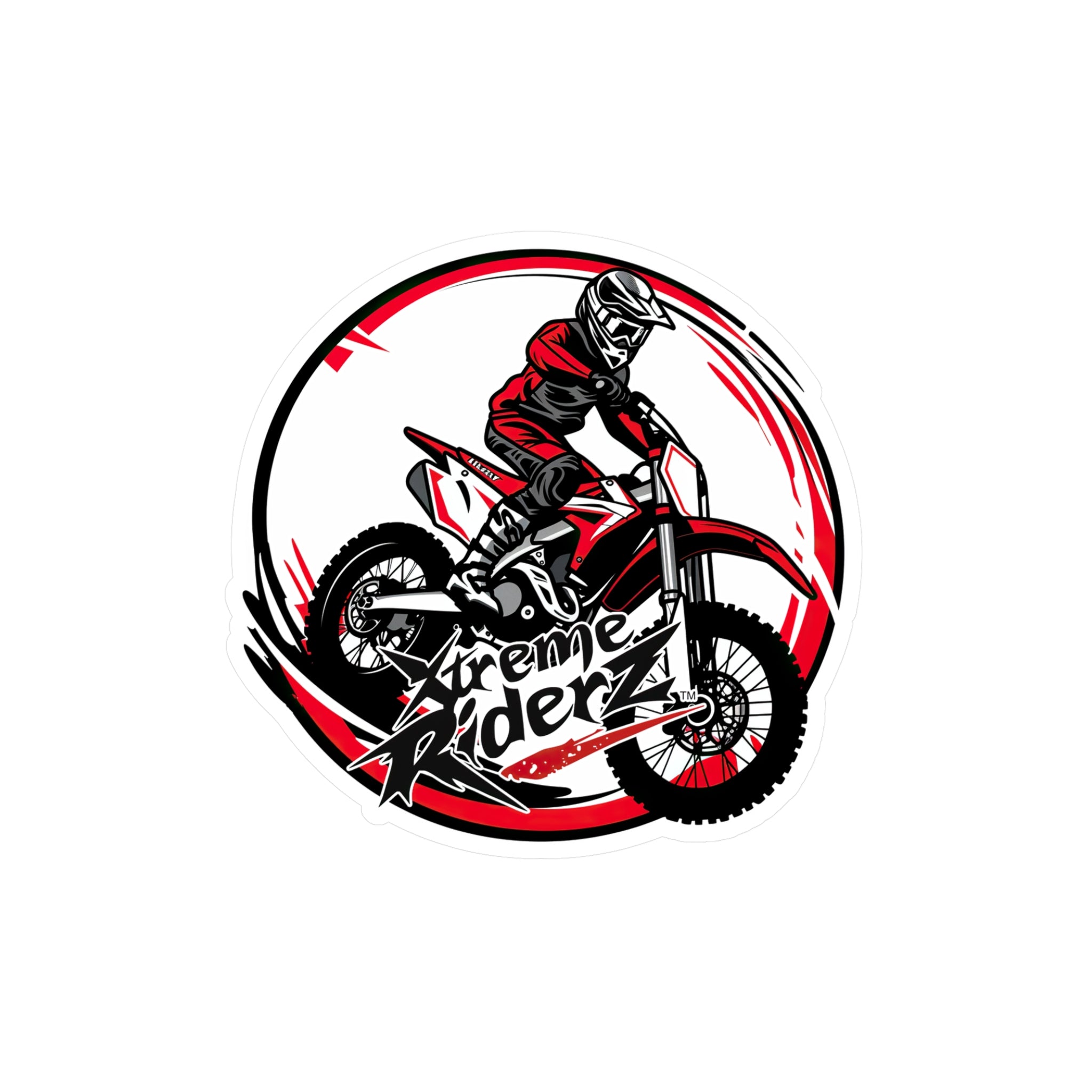 Motocross- Xtreme Riderz- Vinyl Decal