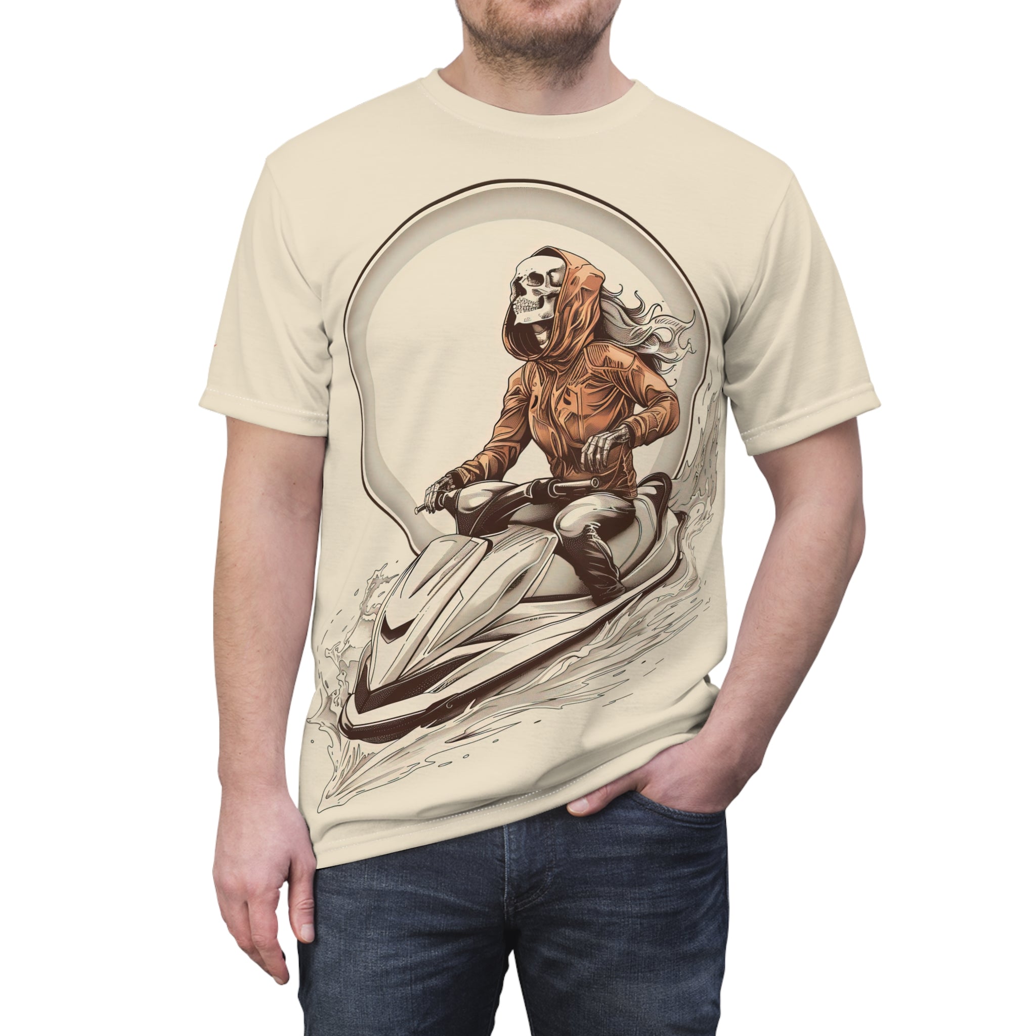 Skeleton Riderz - Watersports - Unisex Tee Shirt - TG0141