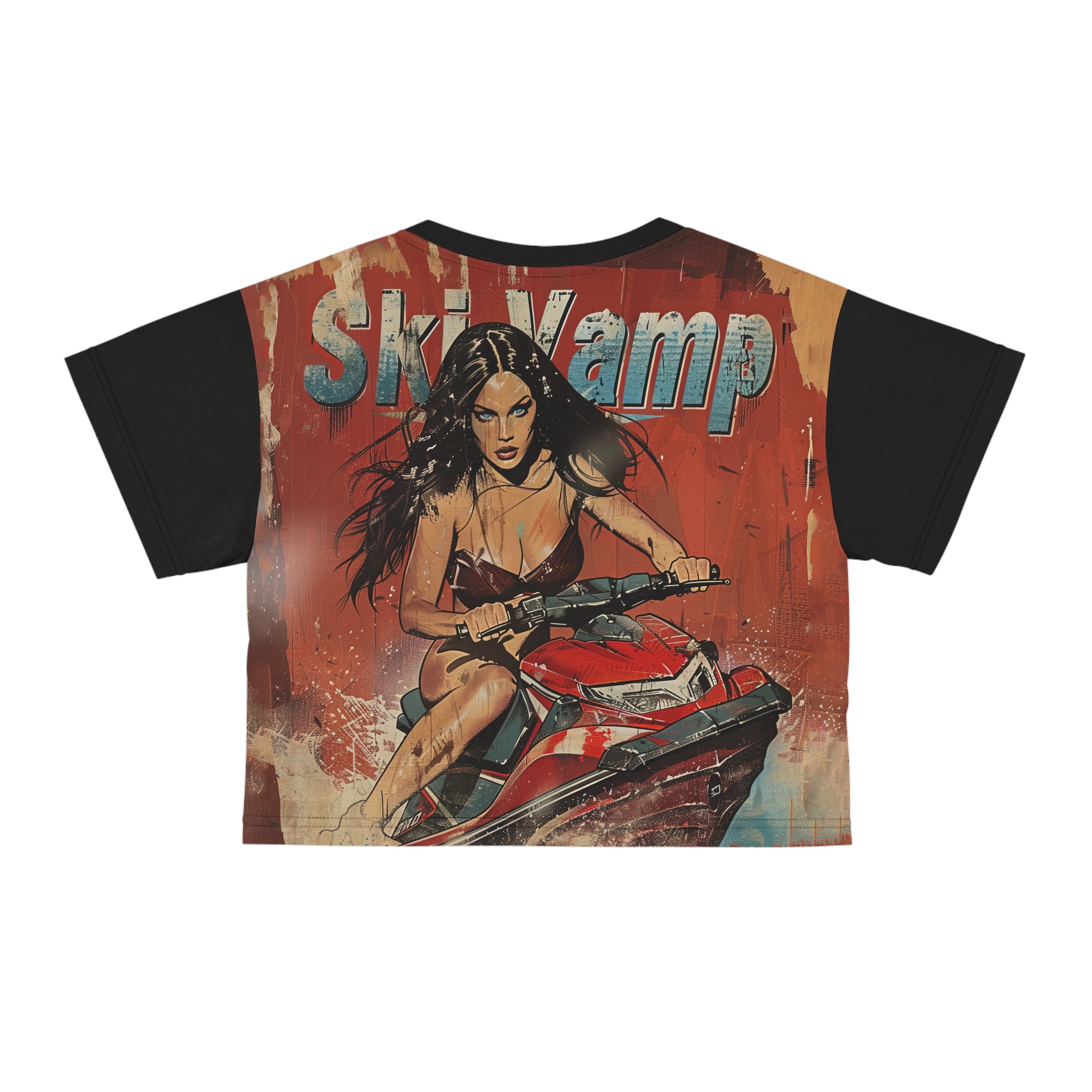 Ski Vamp Women's Crop Tee