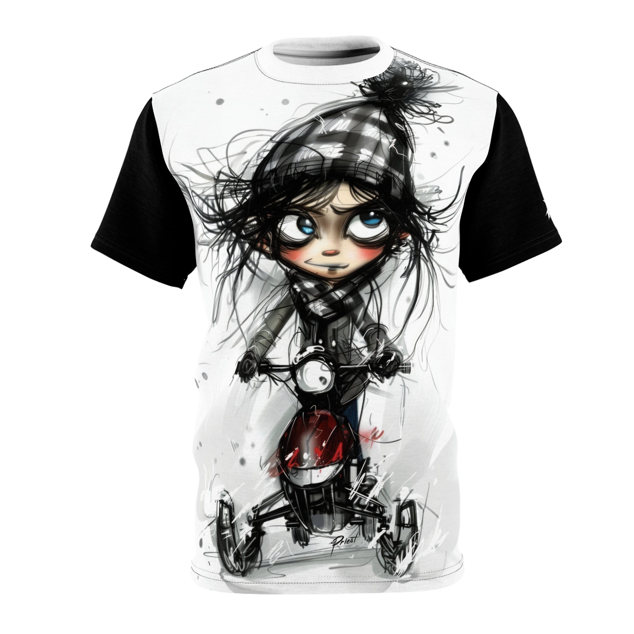 Tina Snowmobile- Teen Riderz- Unisex Graphic Tee