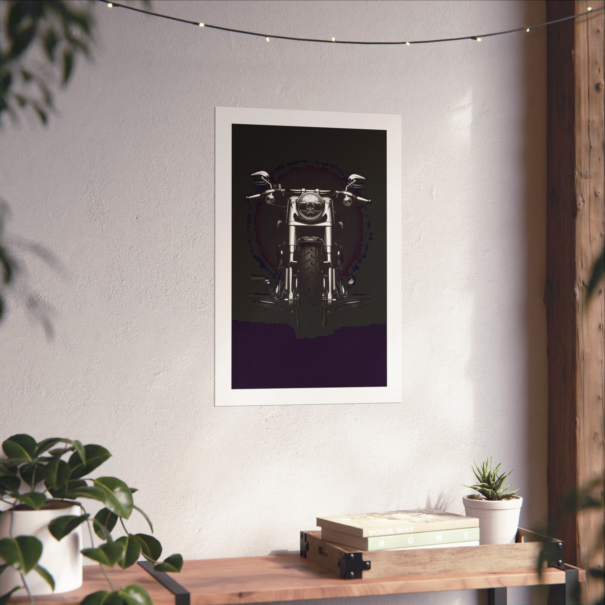 Dreaming in Chrome - Motorcycle - Gallery Print Poster - DC0121