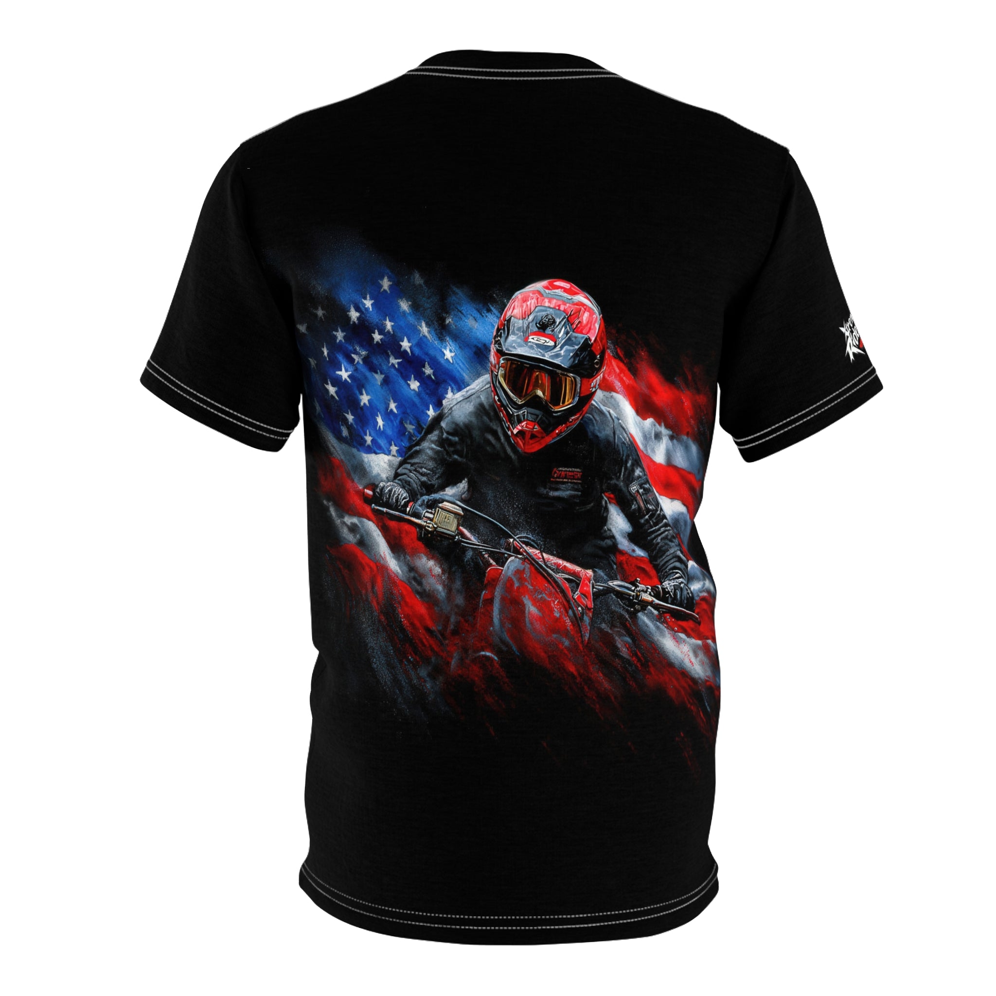 Patriotic Biker - Motorcycle - Men's Tee Shirt - DC0264