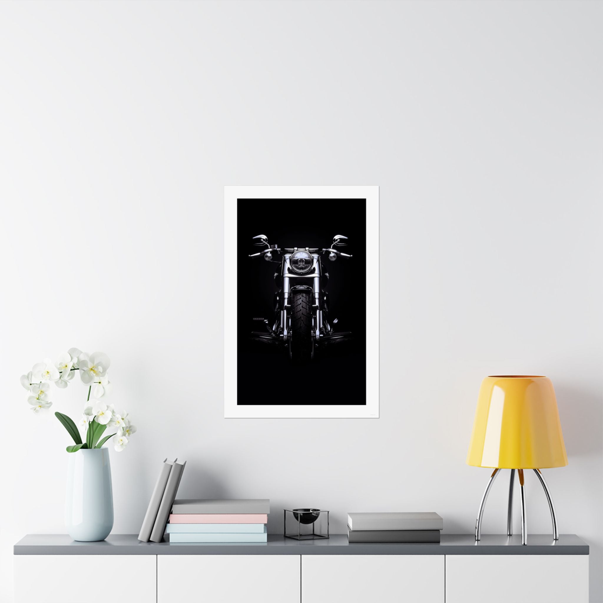 Dreaming in Chrome - Motorcycle - Gallery Print Poster - DC0121